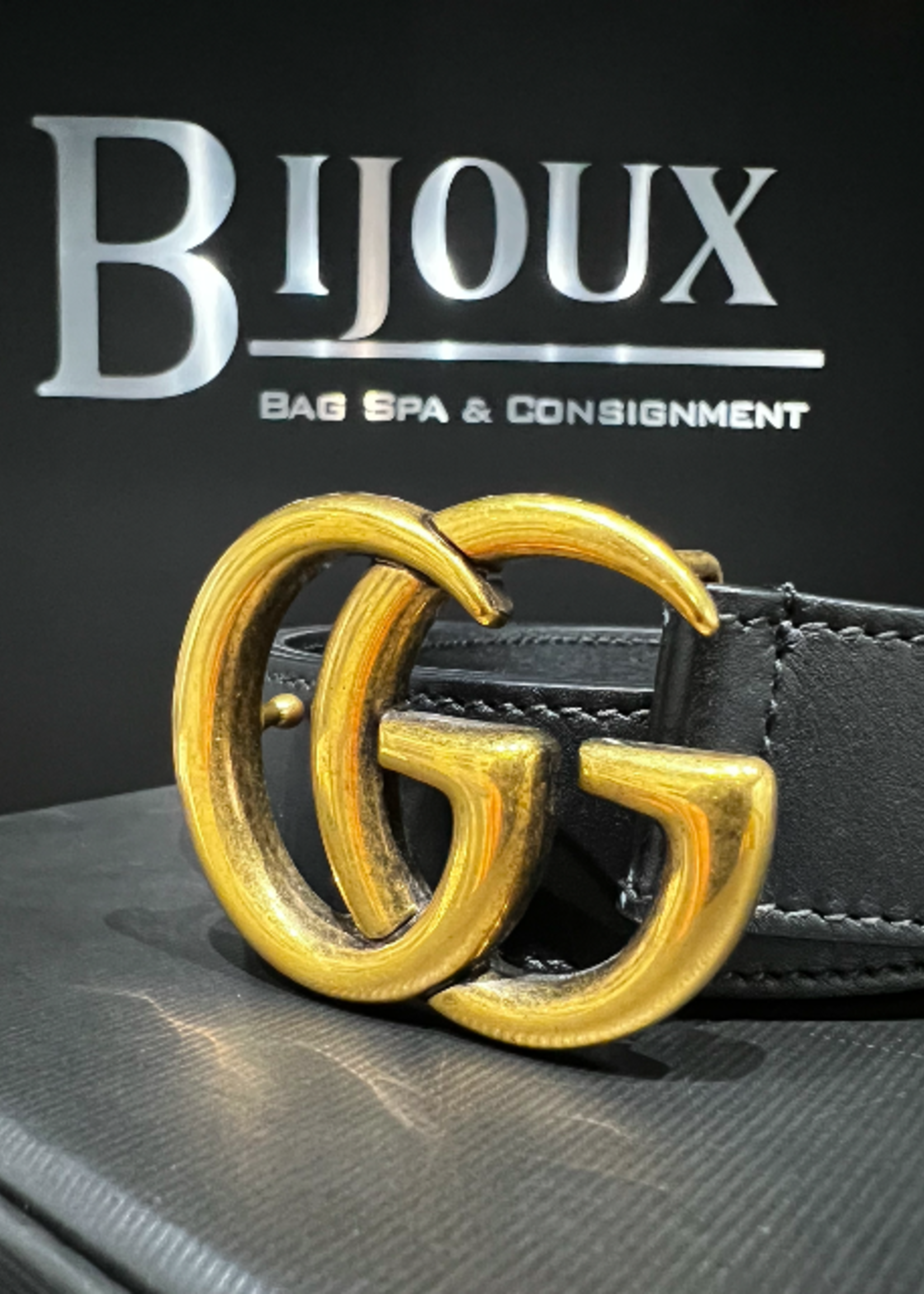 Gucci SOLD - Gucci Marmont Belt 85