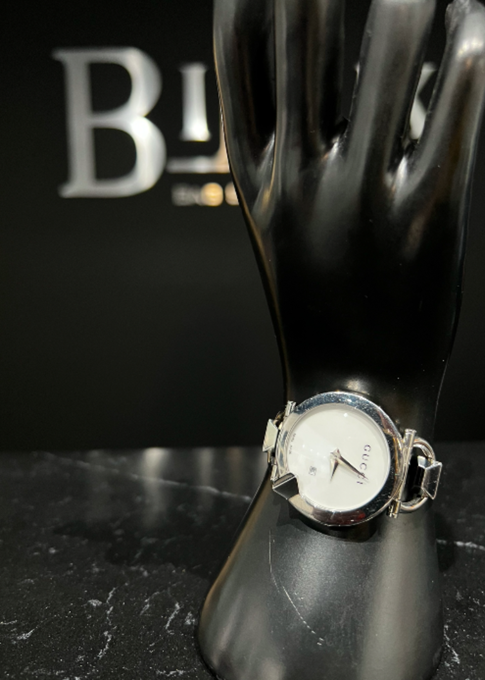 Gucci SOLD - Gucci Lady's Stainless Steel 122.5 Bracelet Watch