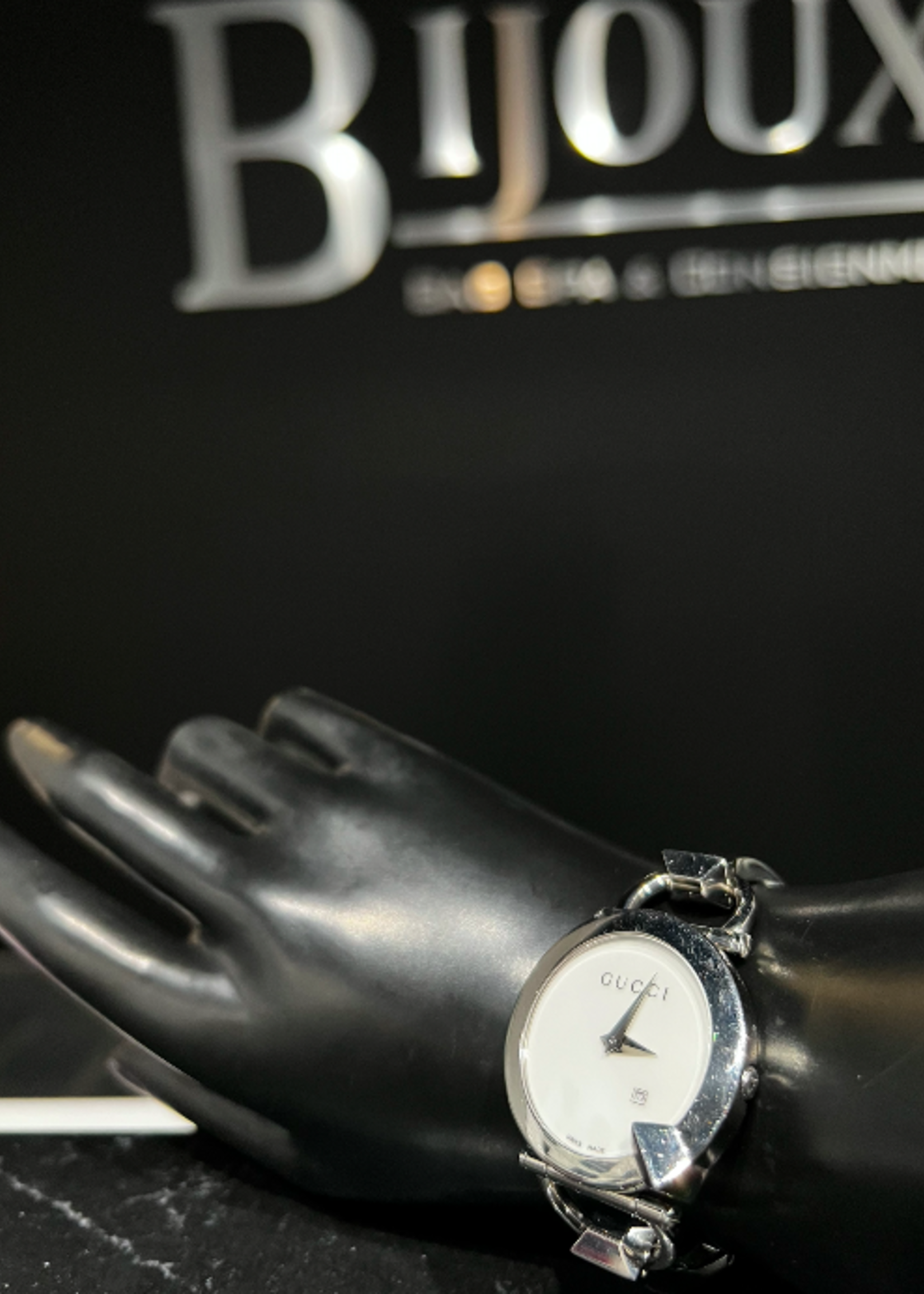 Gucci SOLD - Gucci Lady's Stainless Steel 122.5 Bracelet Watch