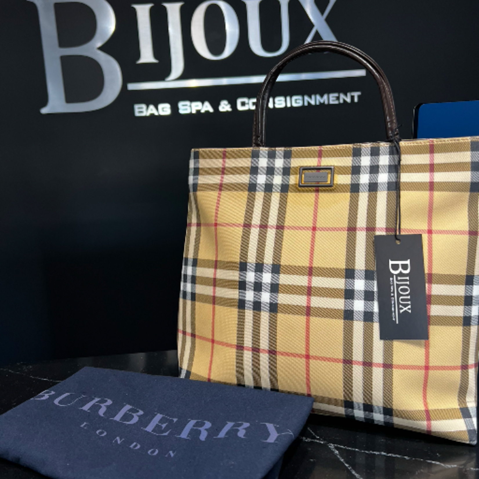 Burberry SOLD - Burberry Canvas Tote