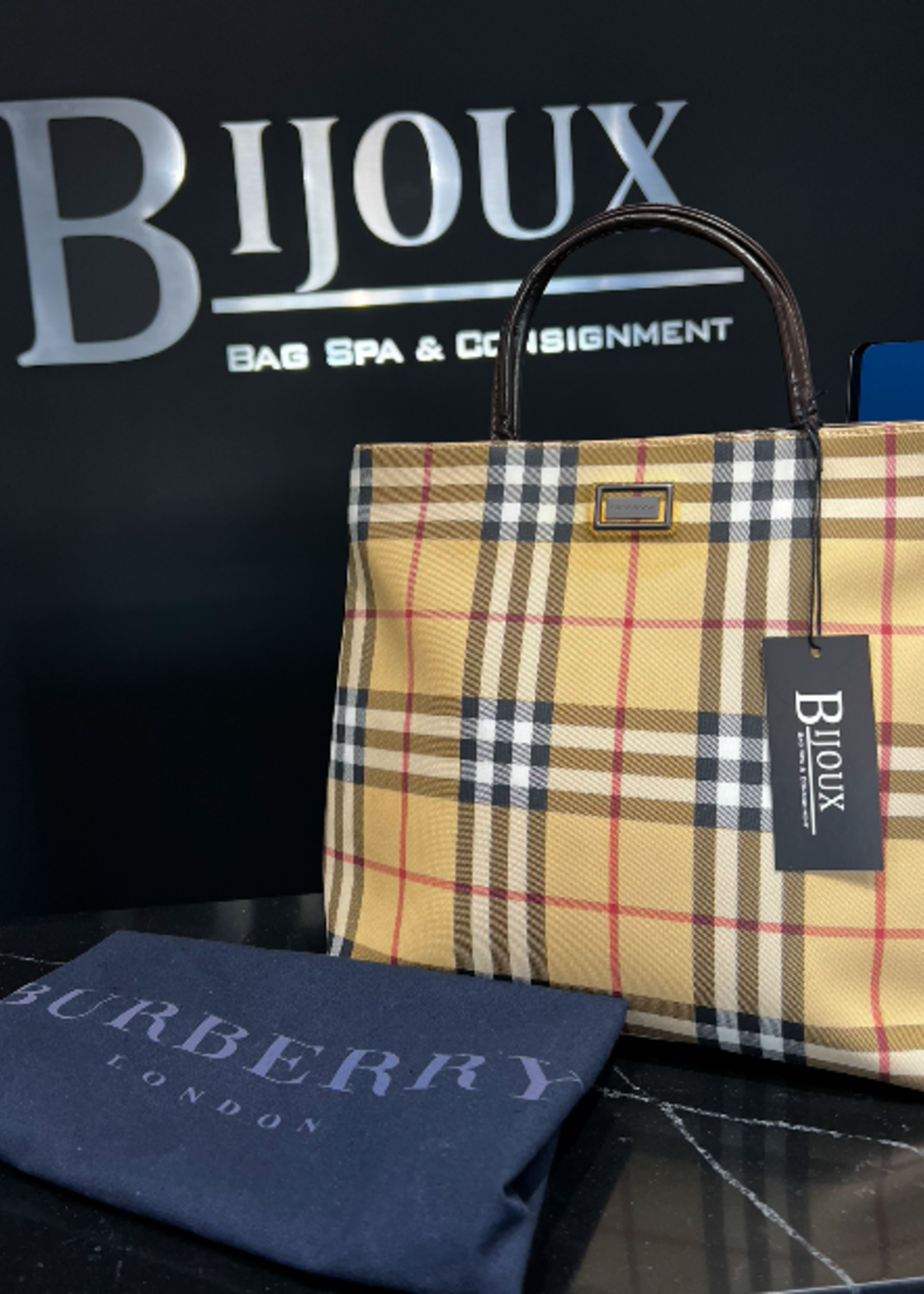 Burberry SOLD - Burberry Canvas Tote