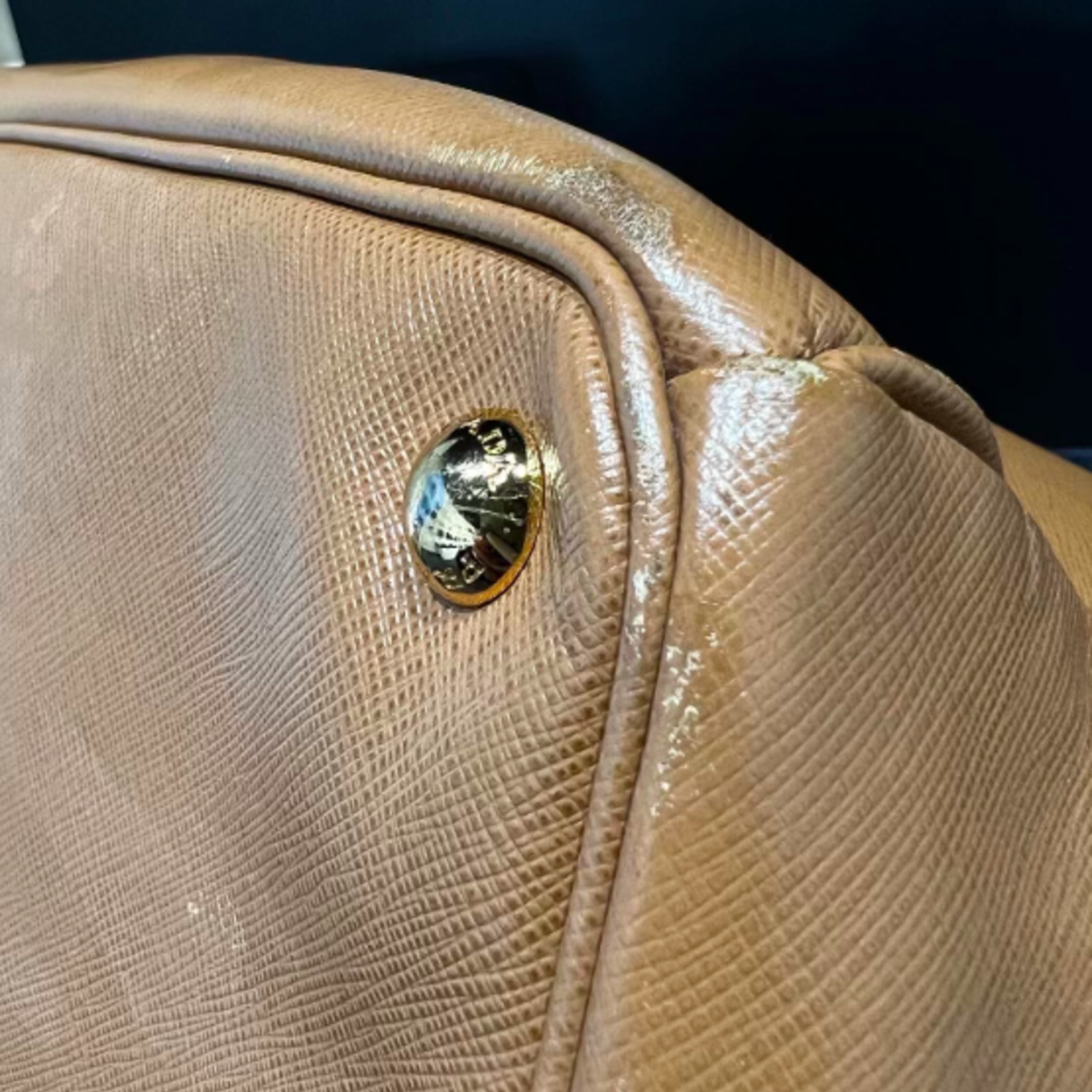 Prada SOLD - Prada Saffiano Tote Nude
