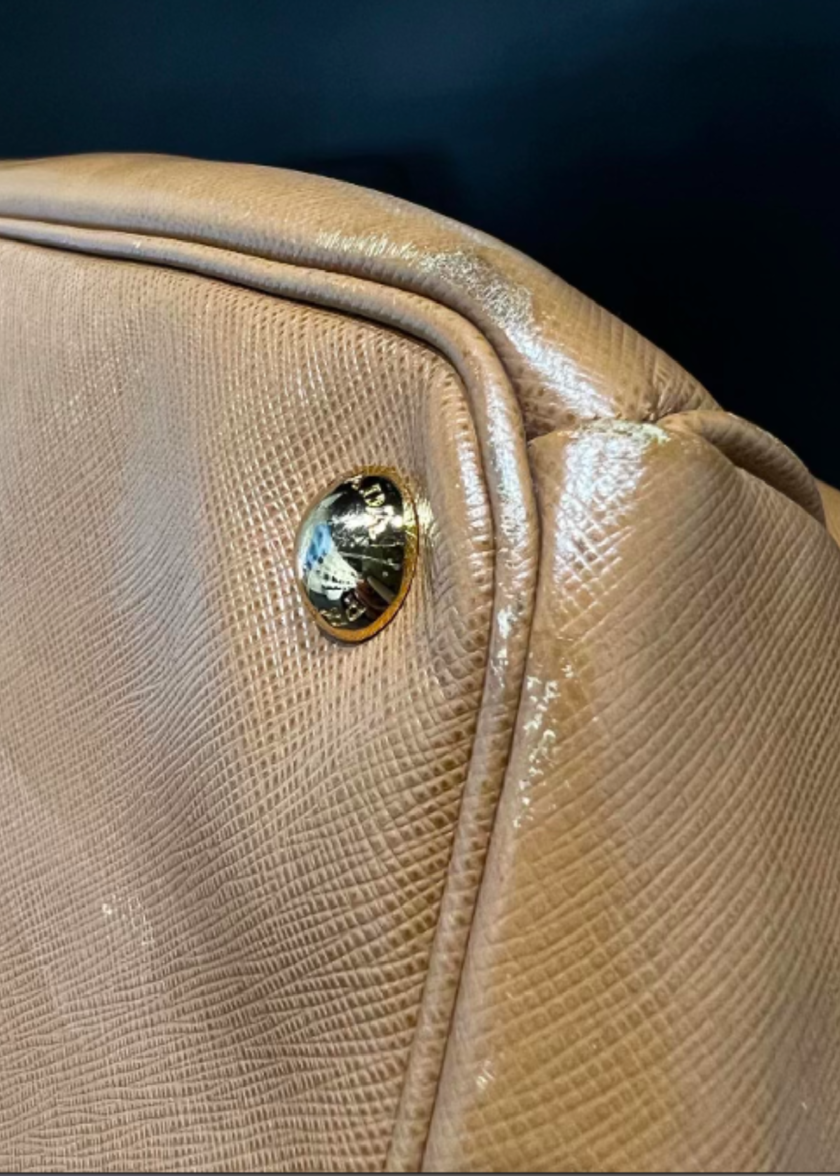 Prada SOLD - Prada Saffiano Tote Nude