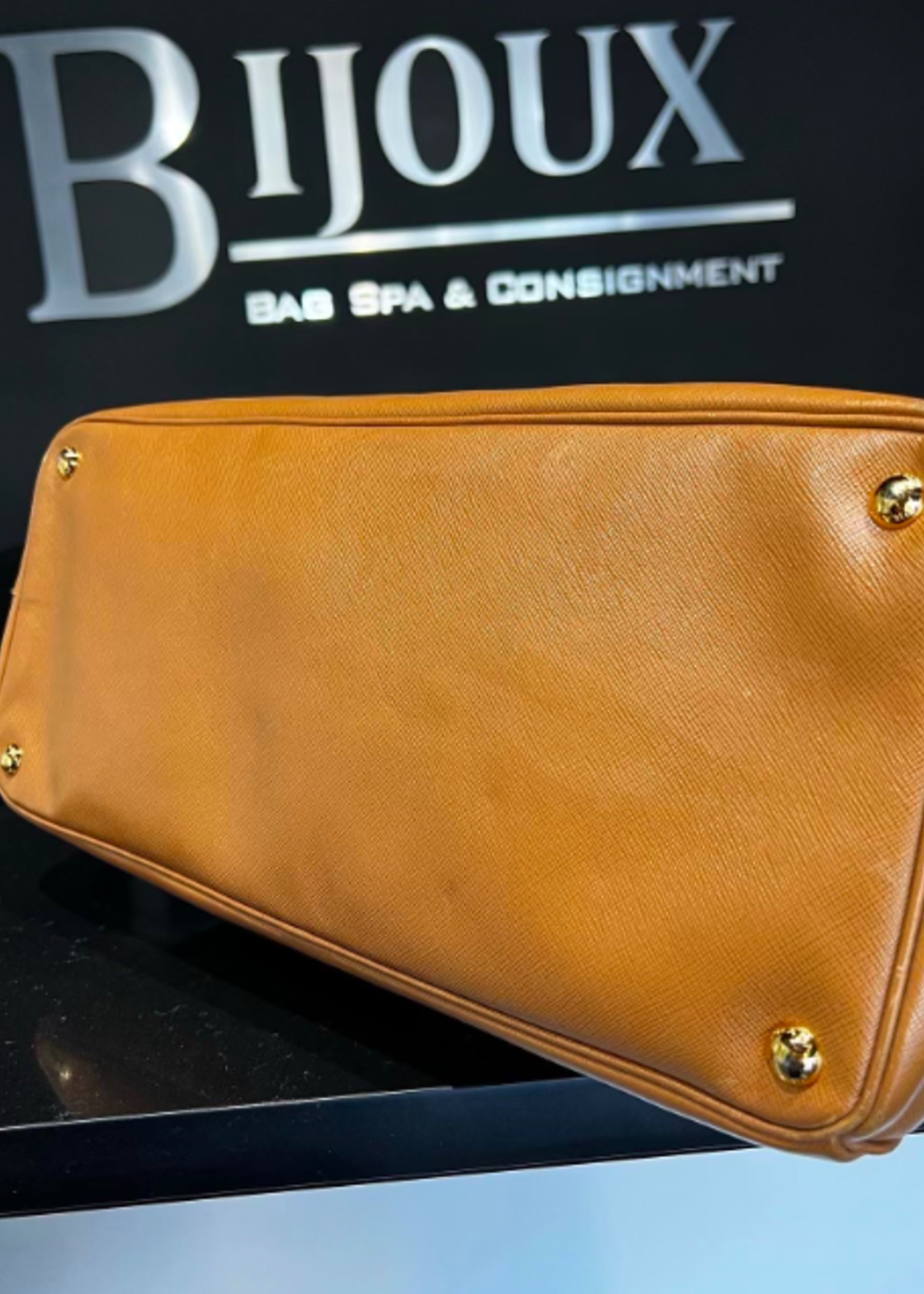 Prada SOLD - Prada Saffiano Tote Nude