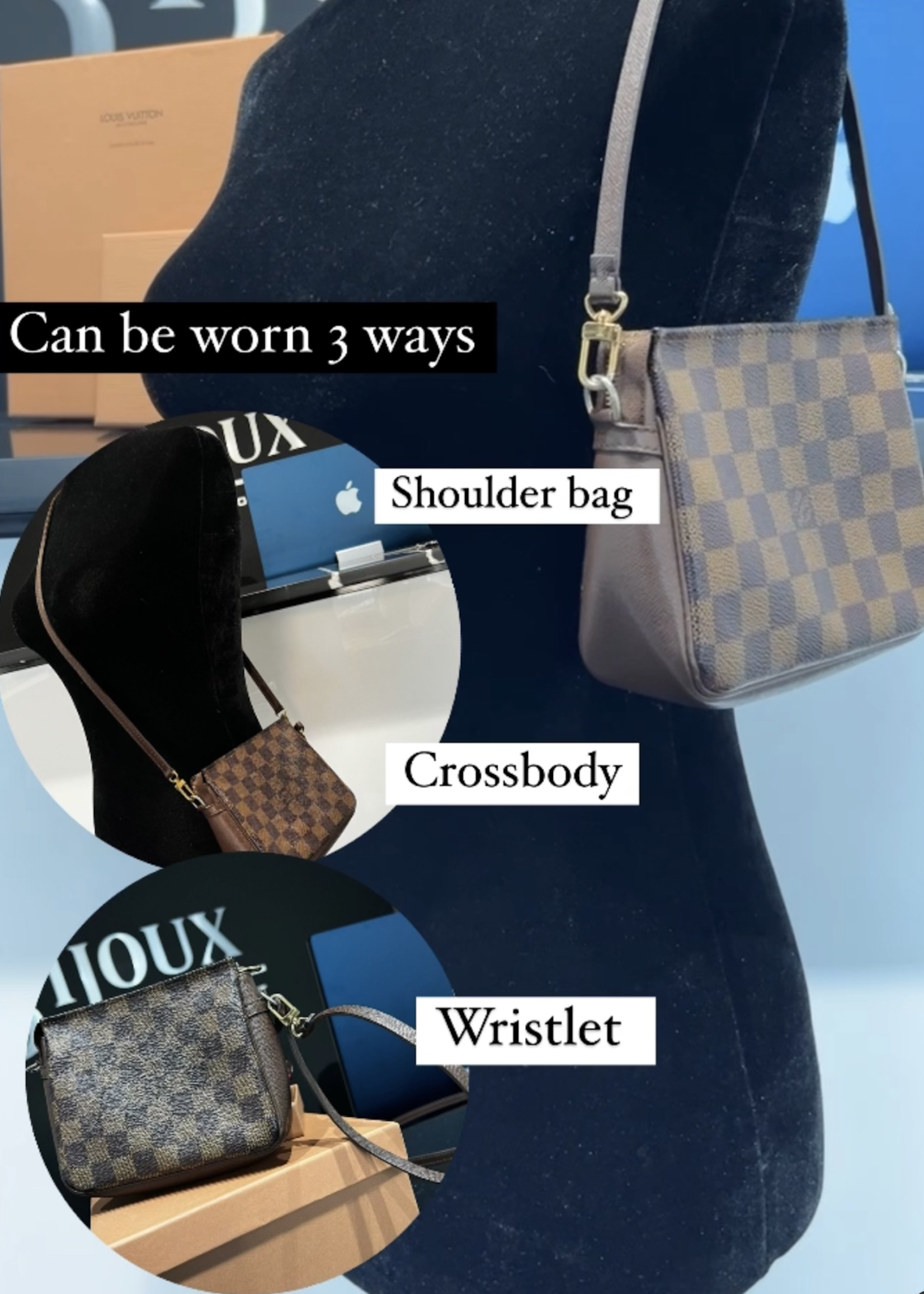 Louis Vuitton SOLD - Louis Vuitton Damier Ebene Pochette