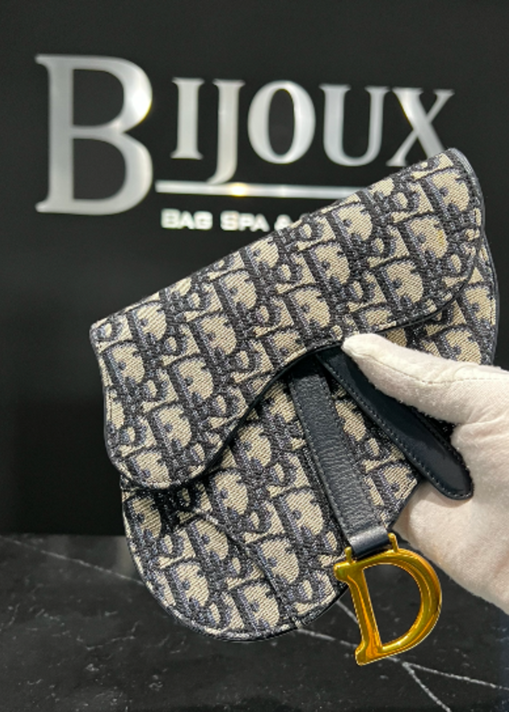 Christian Dior SOLD - Dior Oblique Monogram Saddle Belt Bag