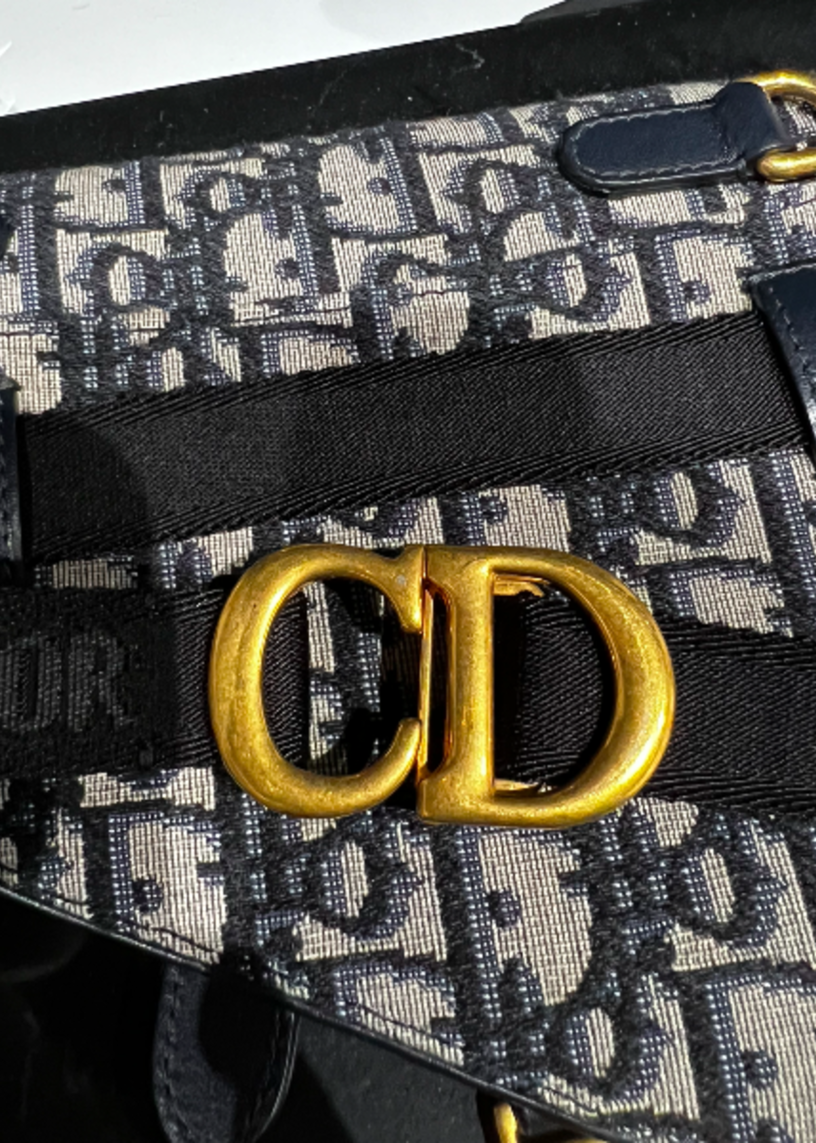 Christian Dior SOLD - Dior Oblique Monogram Saddle Belt Bag