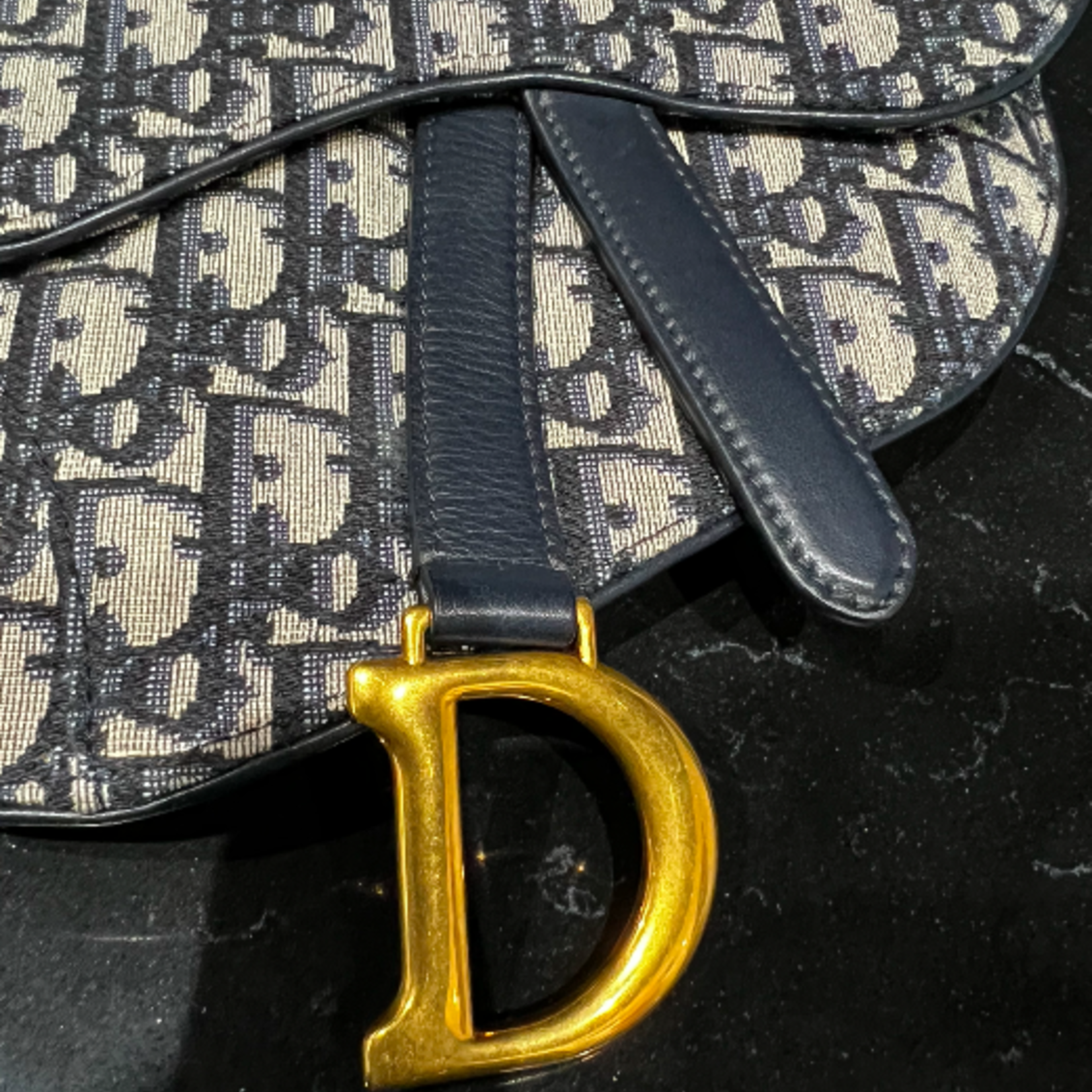 Christian Dior SOLD - Dior Oblique Monogram Saddle Belt Bag