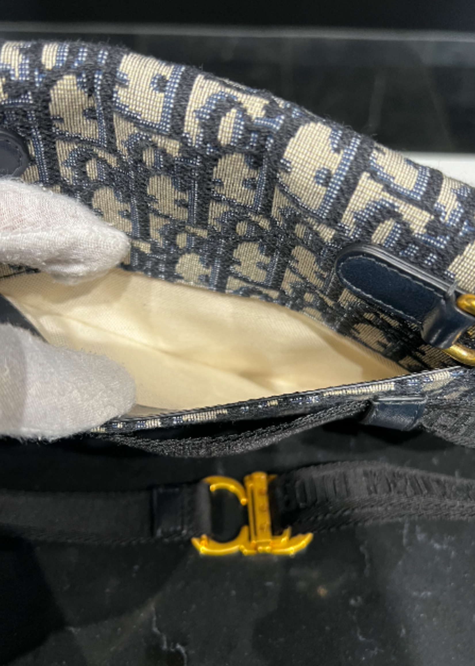 Christian Dior SOLD - Dior Oblique Monogram Saddle Belt Bag