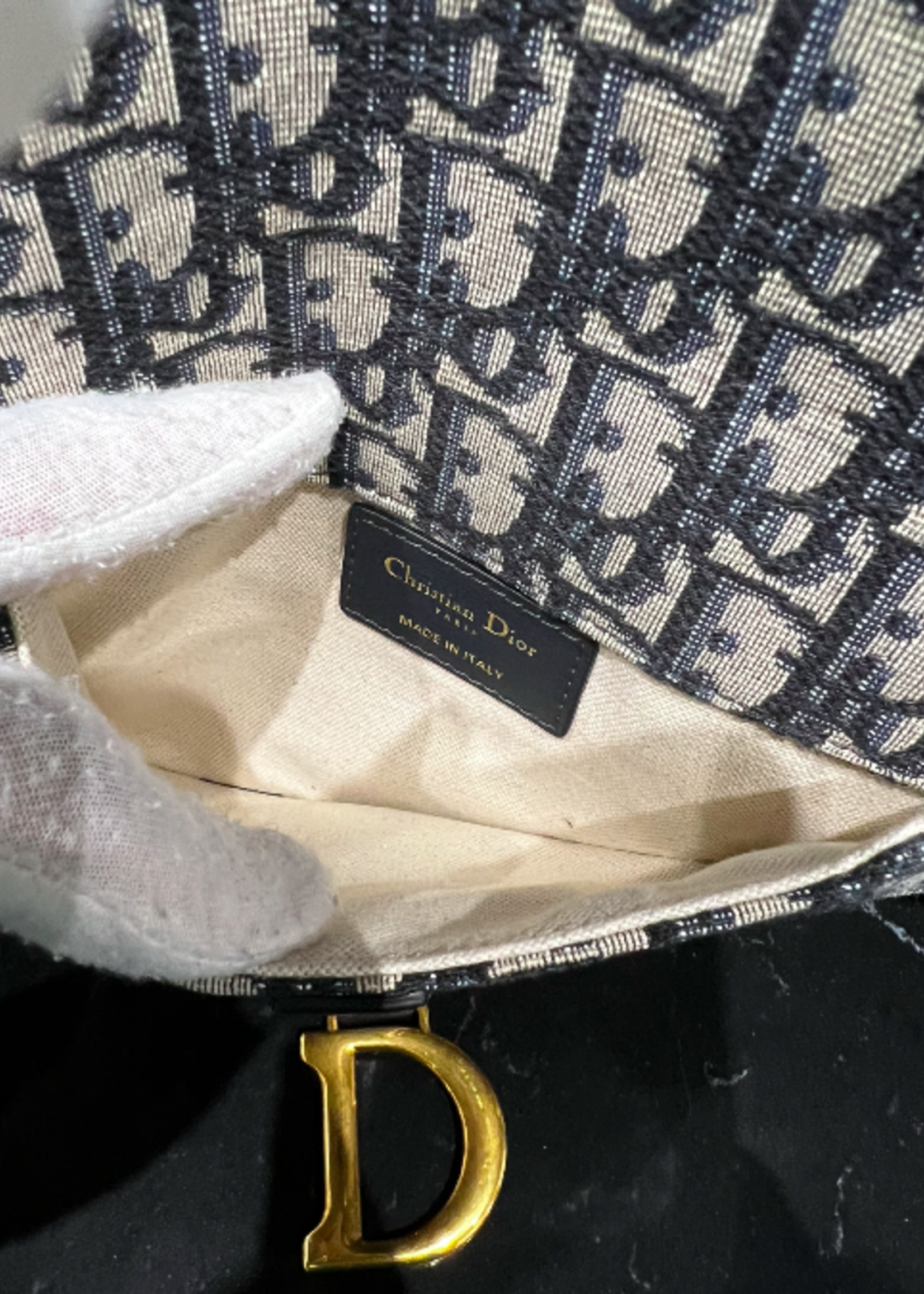 Christian Dior SOLD - Dior Oblique Monogram Saddle Belt Bag