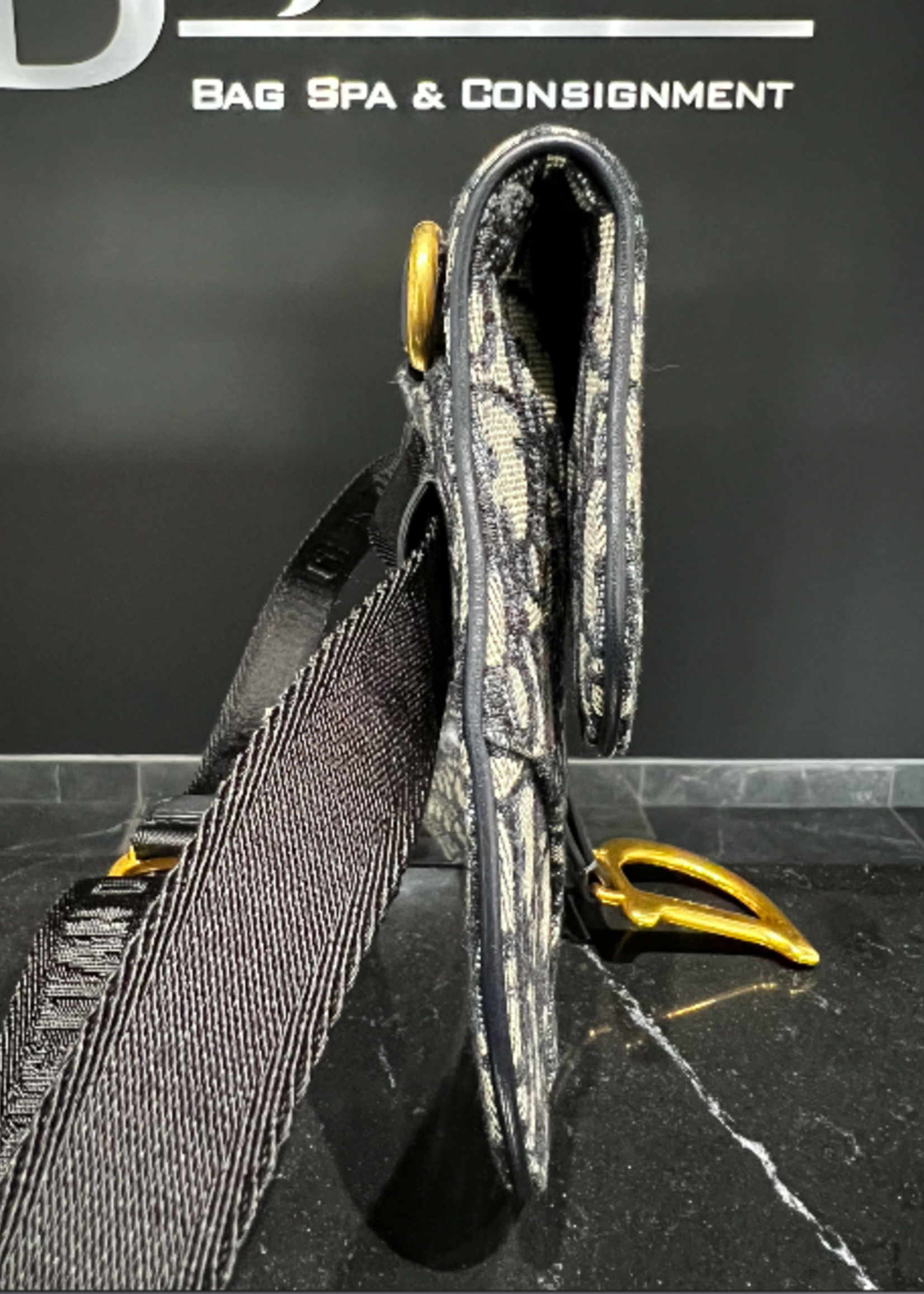 Christian Dior SOLD - Dior Oblique Monogram Saddle Belt Bag