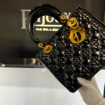 Christian Dior SOLD - Medium Patent Black Lady Dior