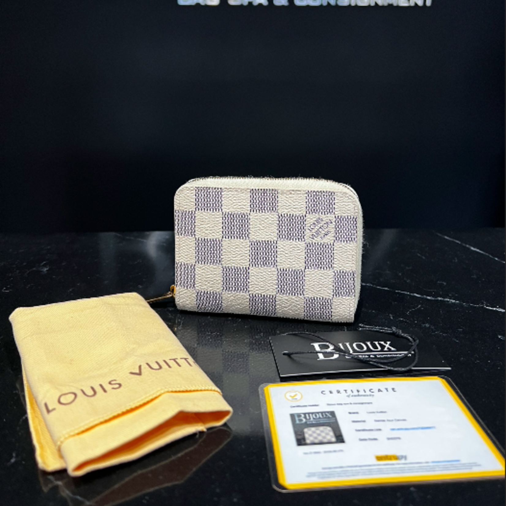 Louis Vuitton SOLD - Louis Vuitton Damier Azur Wallet