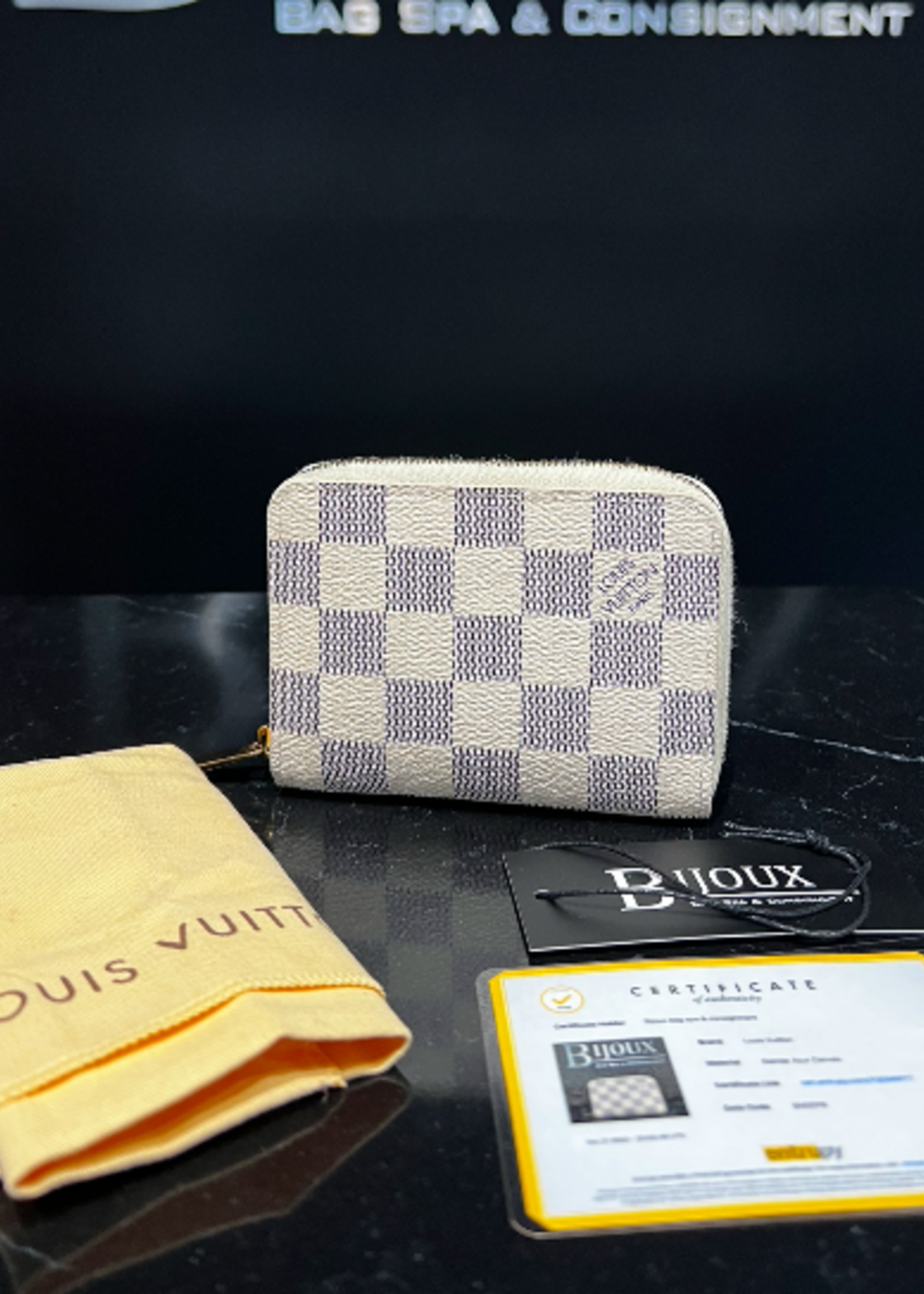 Louis Vuitton SOLD - Louis Vuitton Damier Azur Wallet