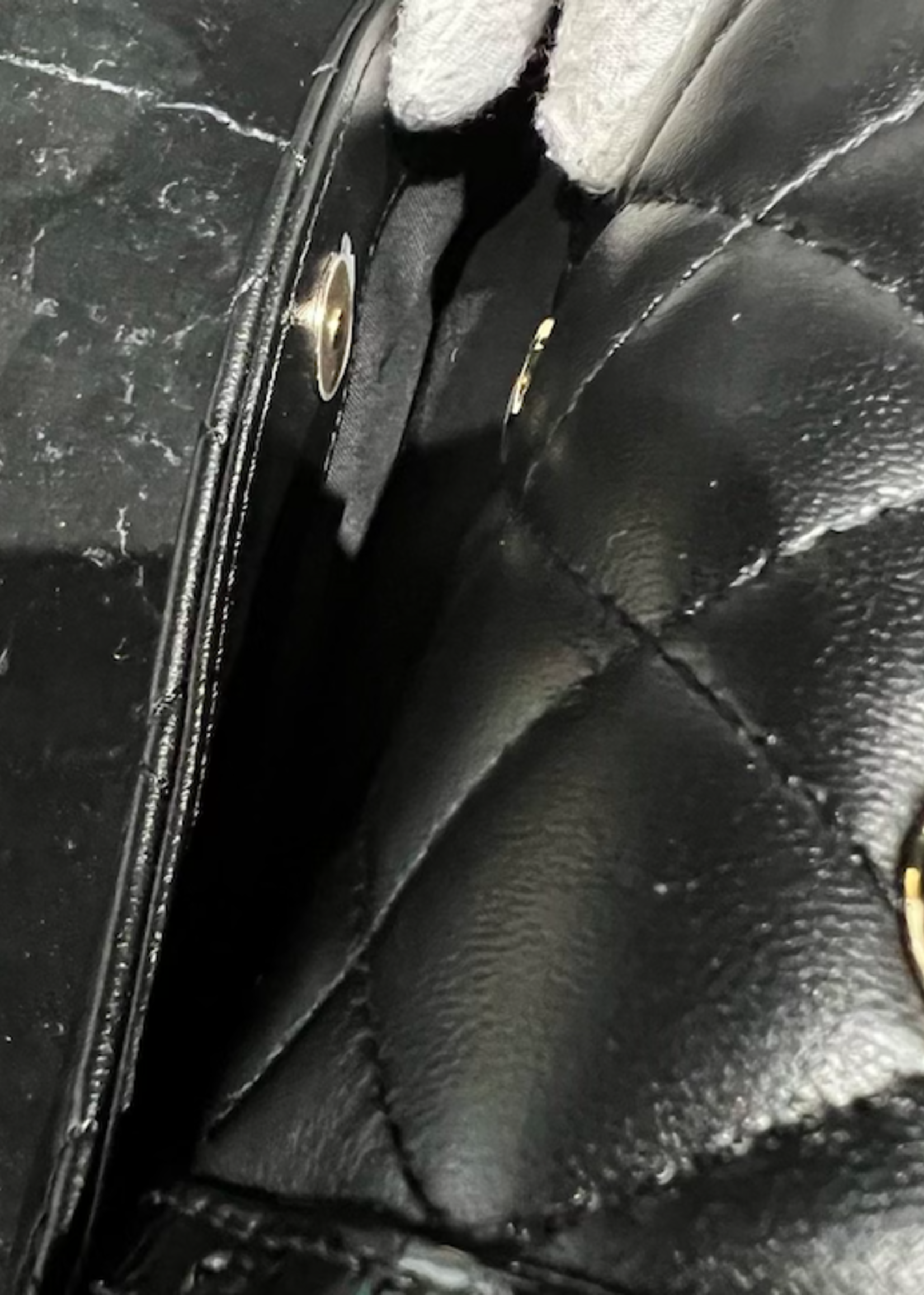 Chanel SOLD - 2023 Chanel Mini Flap with Patent Trim