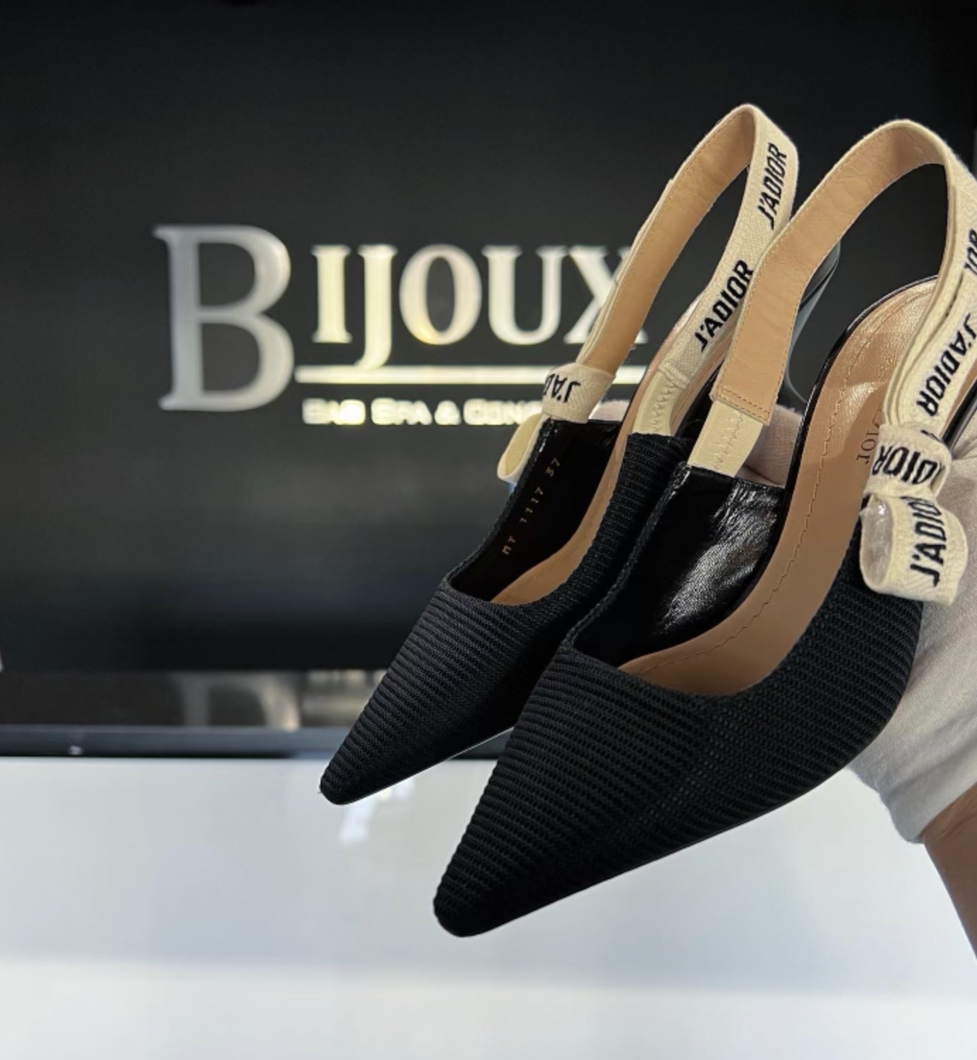 Christian Dior Slingback Heels- 37 - Bijoux Bag Spa & Consignment