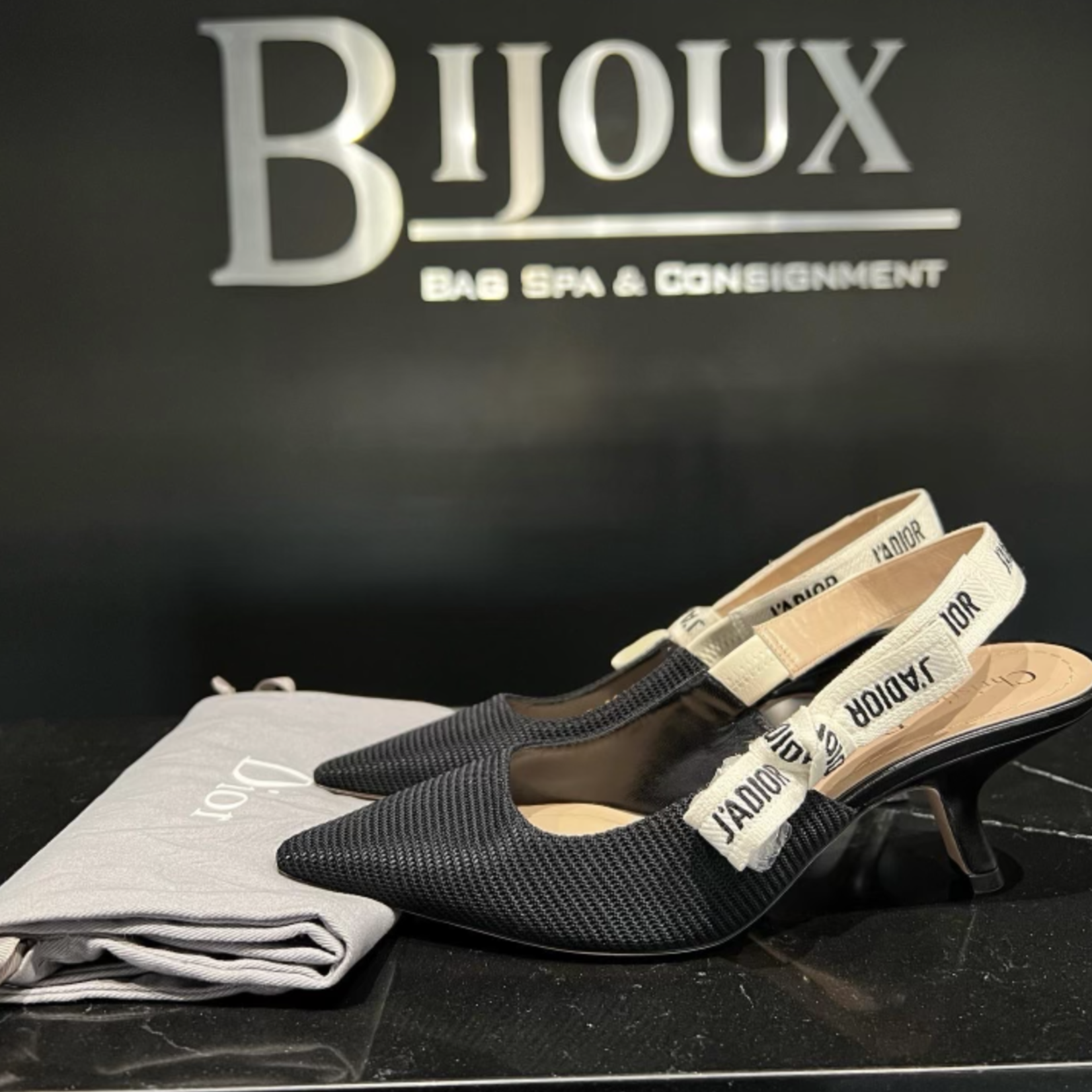 slingback dior heels