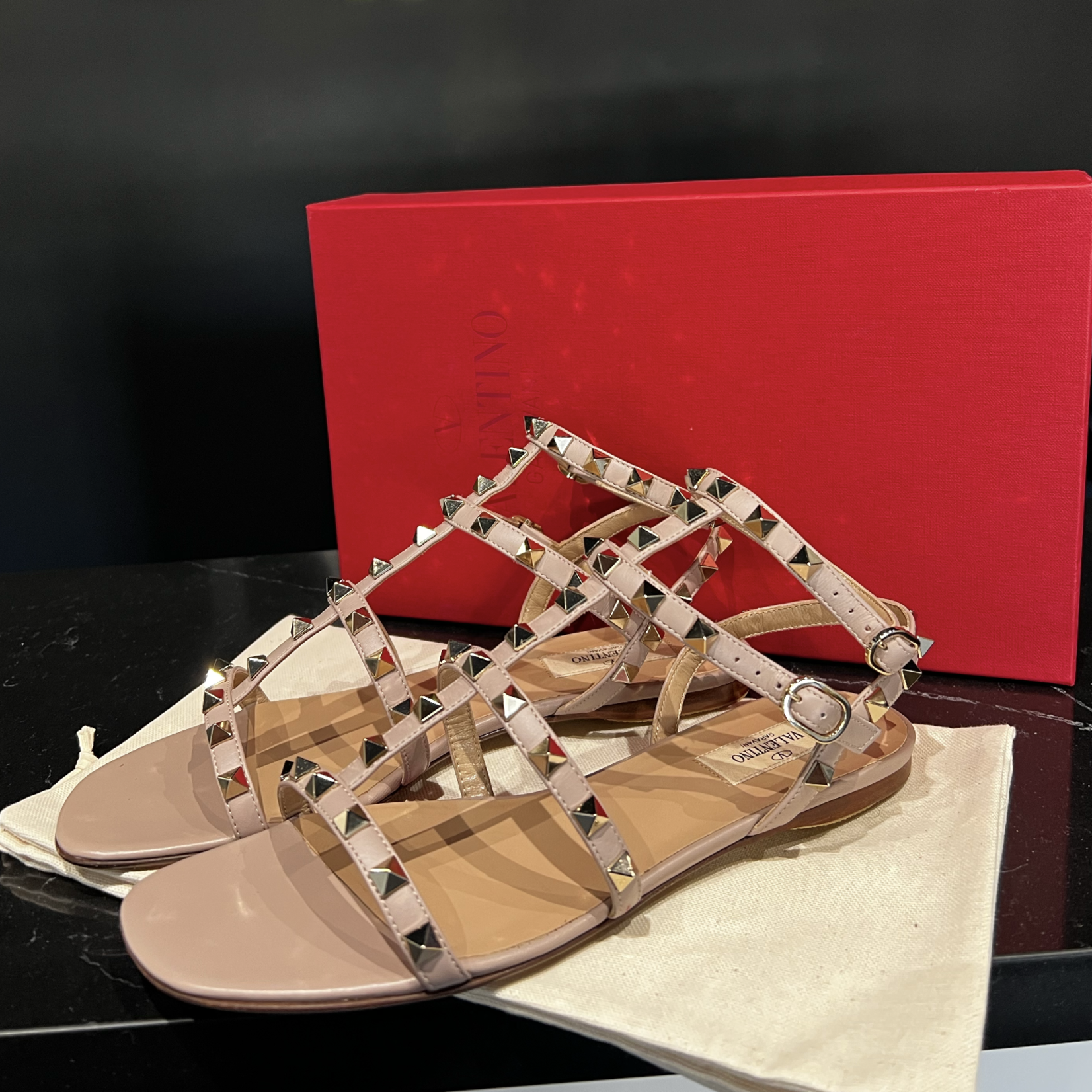 Valentino SOLD- Valentino Garavani Rocketed Sandals- 39