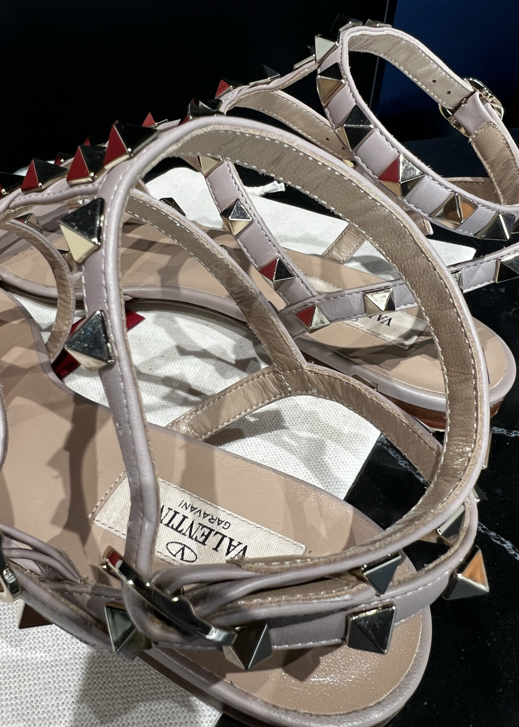 Valentino SOLD- Valentino Garavani Rocketed Sandals- 39