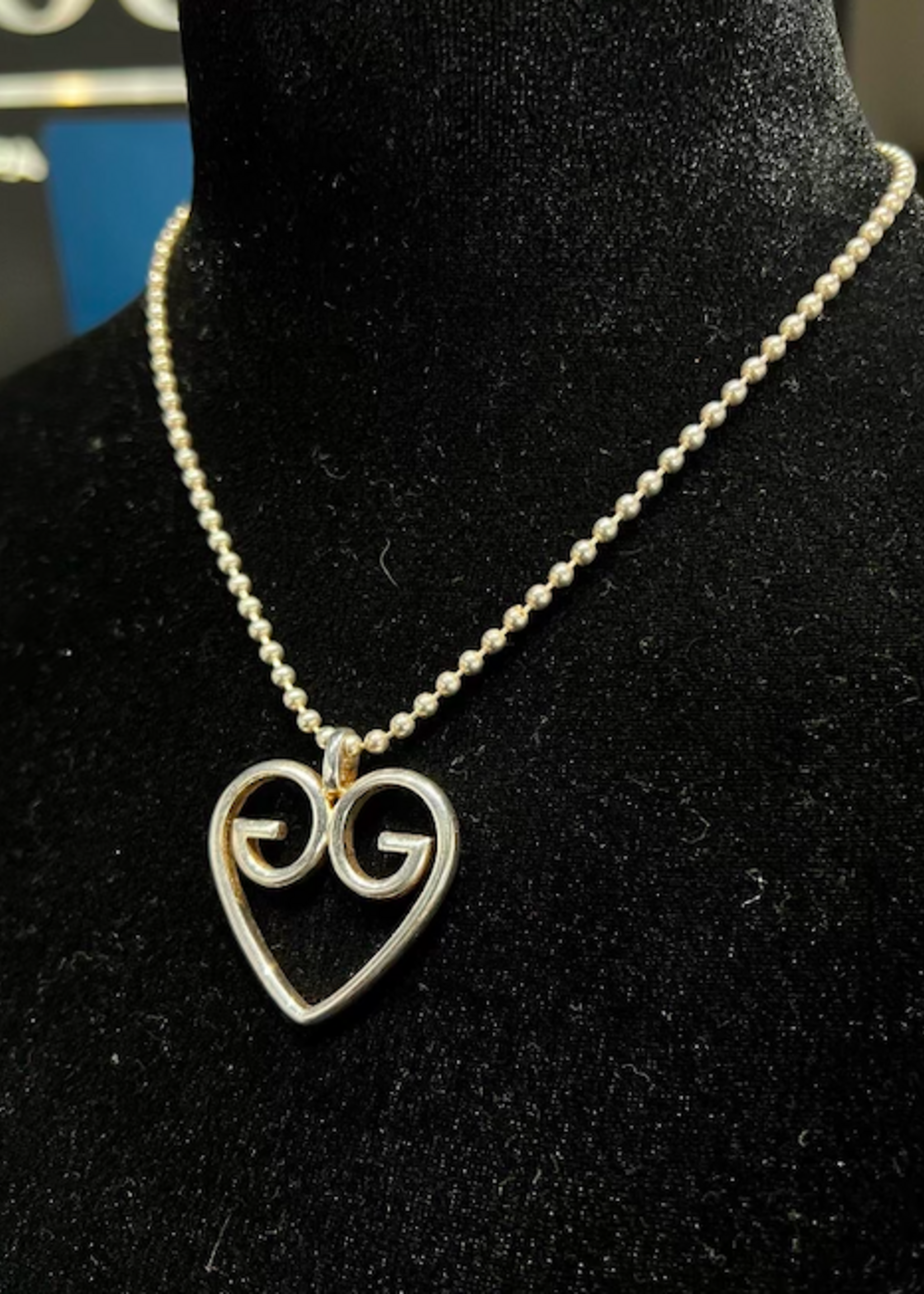 Gucci Gucci 925 Silver Ball Chain Necklace