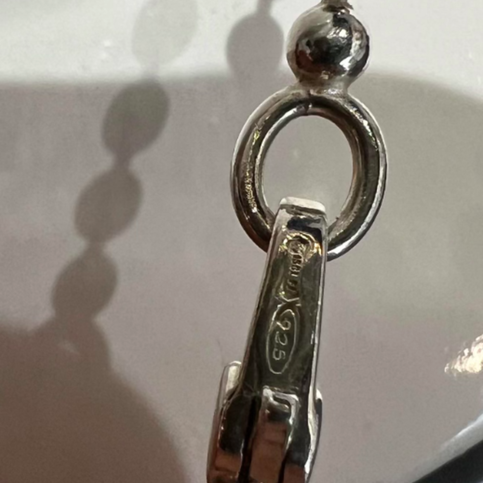 Gucci Gucci 925 Silver Ball Chain Necklace