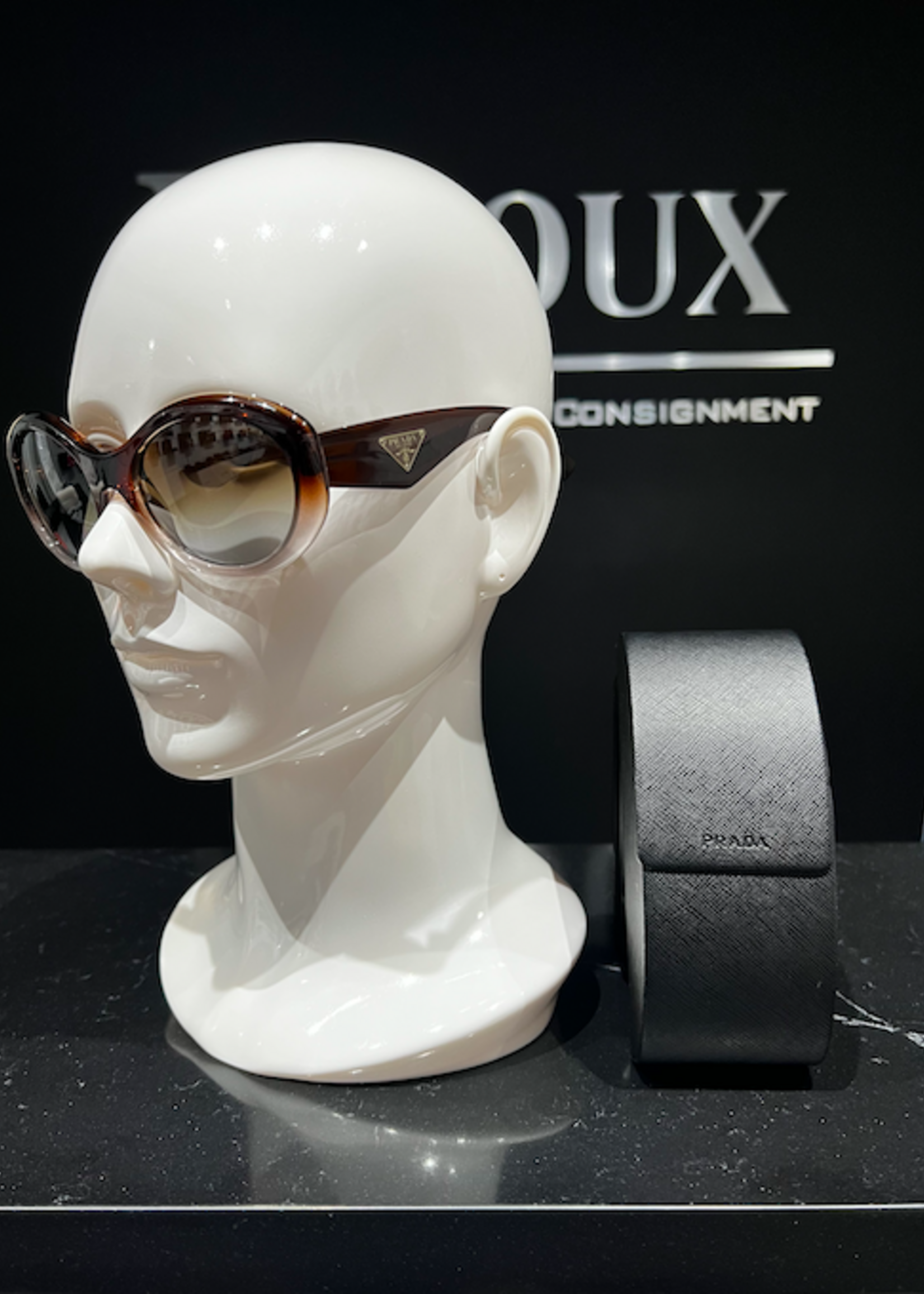 Prada SOLD- Prada SPR 30P Sunglasses ( Brown Ombre)