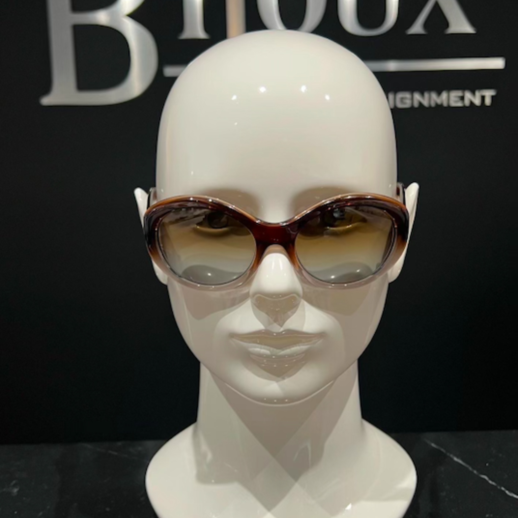 Prada SOLD- Prada SPR 30P Sunglasses ( Brown Ombre)
