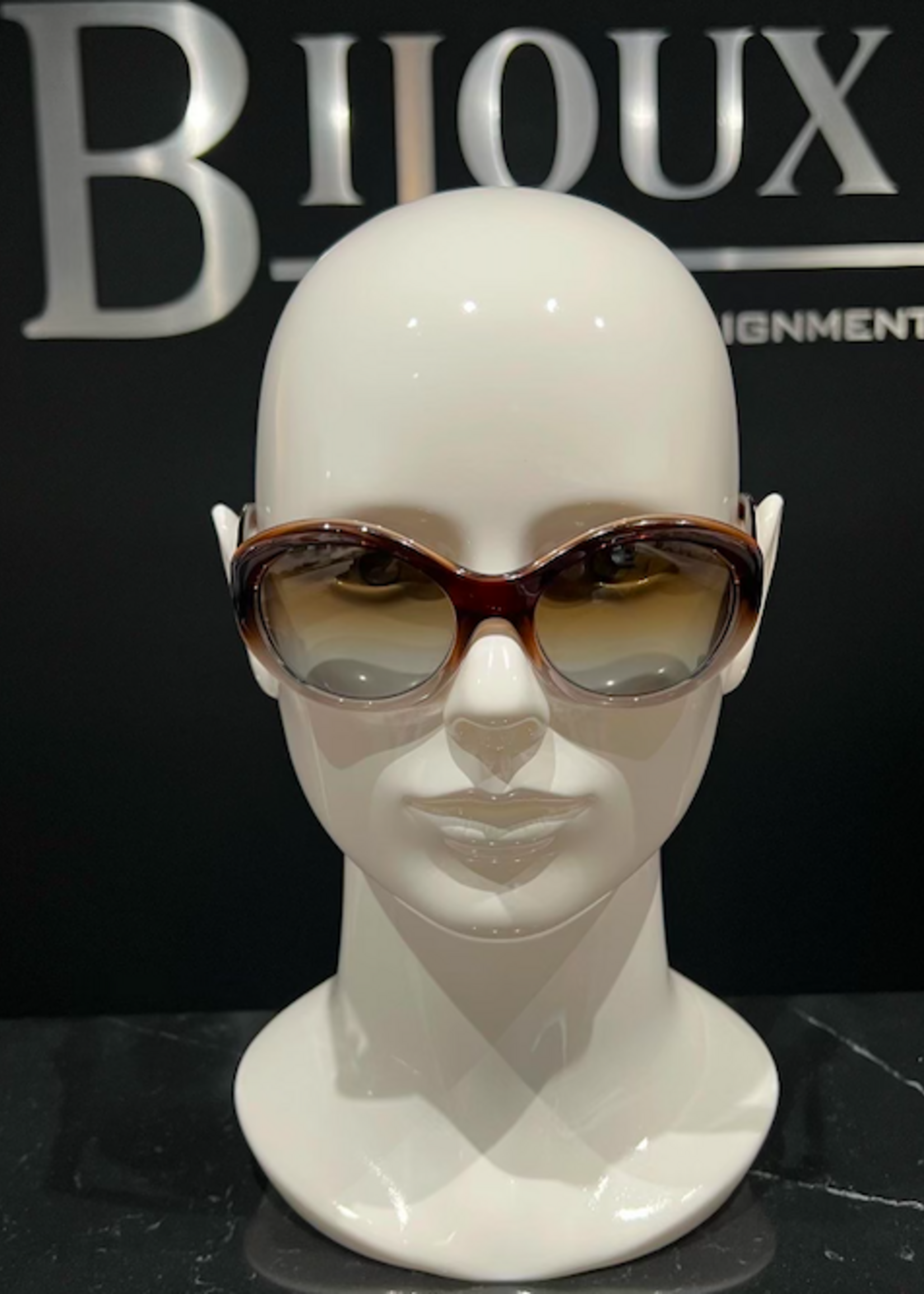 Prada SOLD- Prada SPR 30P Sunglasses ( Brown Ombre)