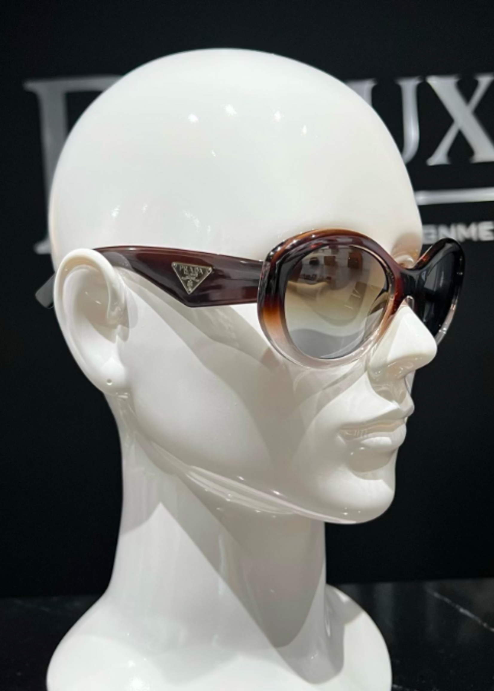 Prada SOLD- Prada SPR 30P Sunglasses ( Brown Ombre)