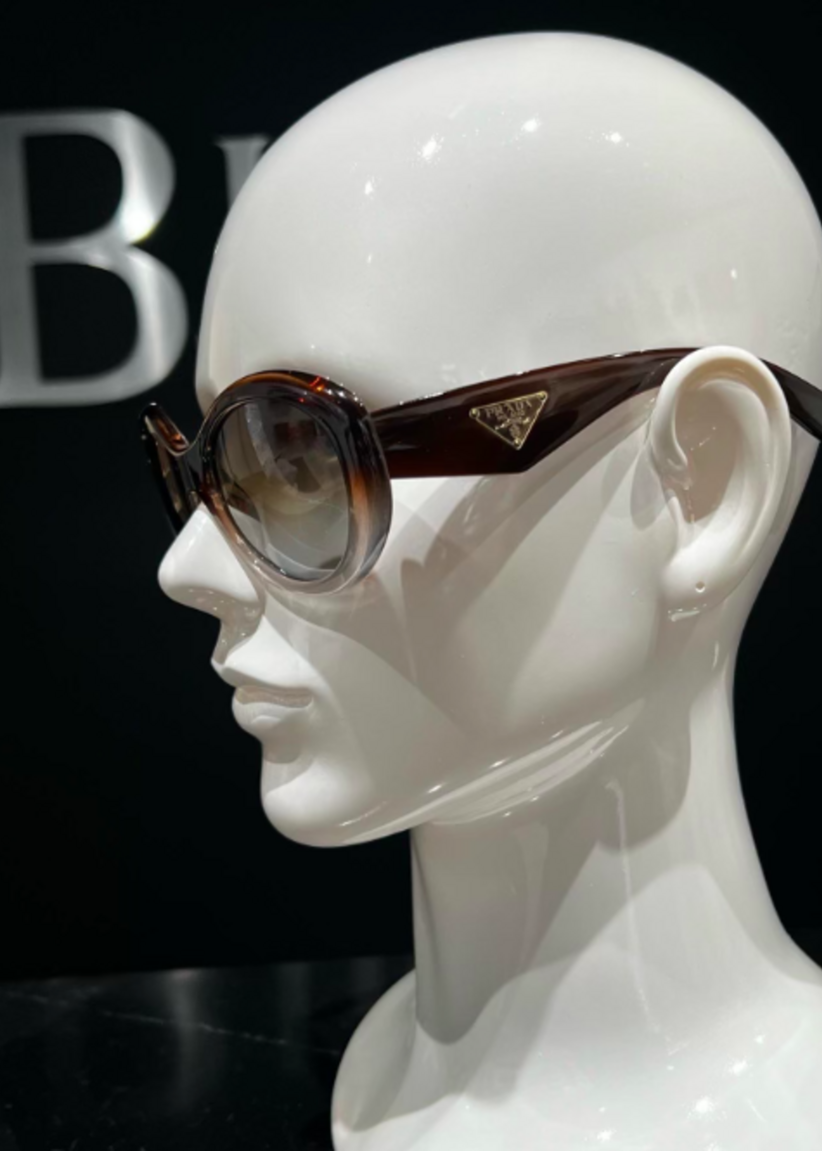 Prada SOLD- Prada SPR 30P Sunglasses ( Brown Ombre)