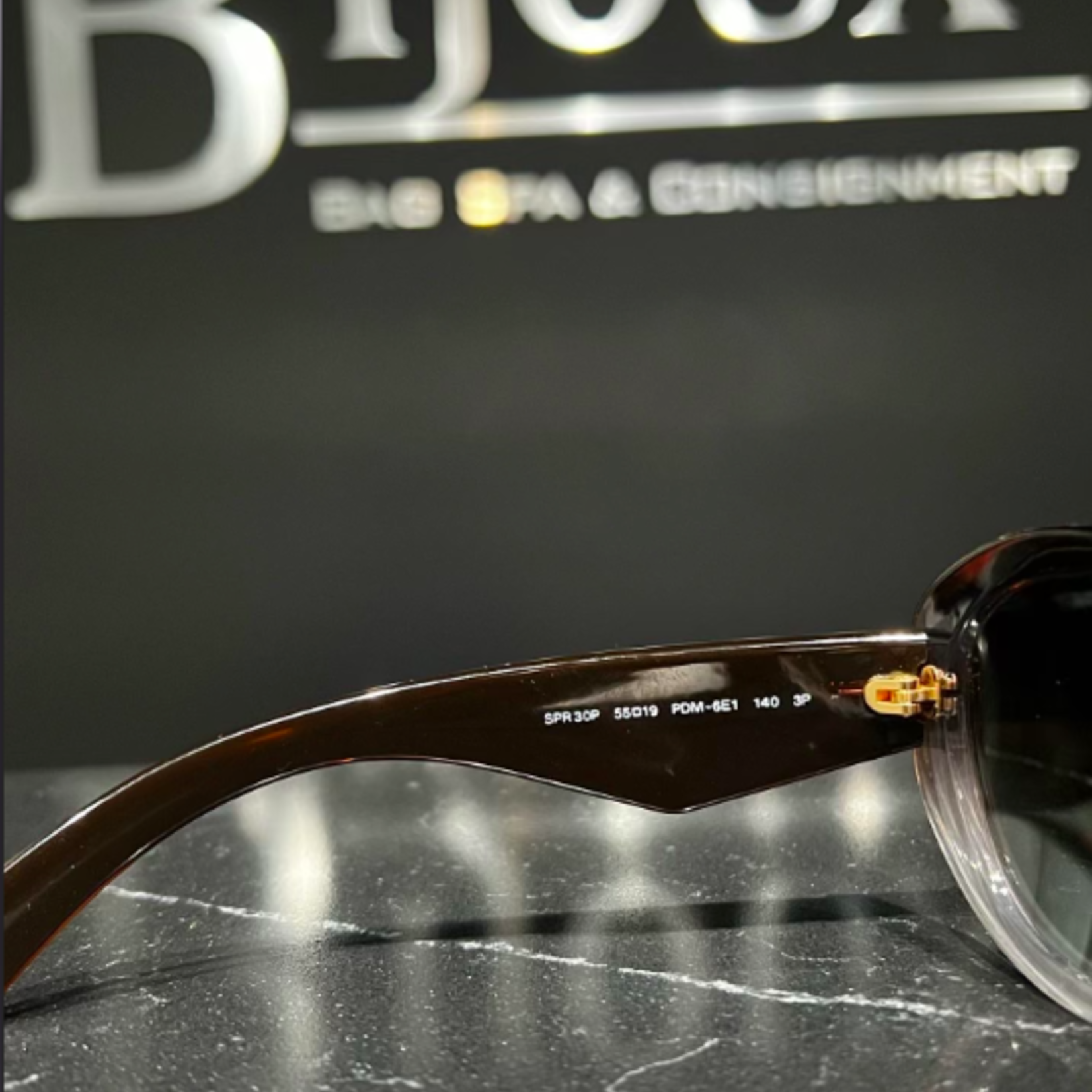 Prada SOLD- Prada SPR 30P Sunglasses ( Brown Ombre)