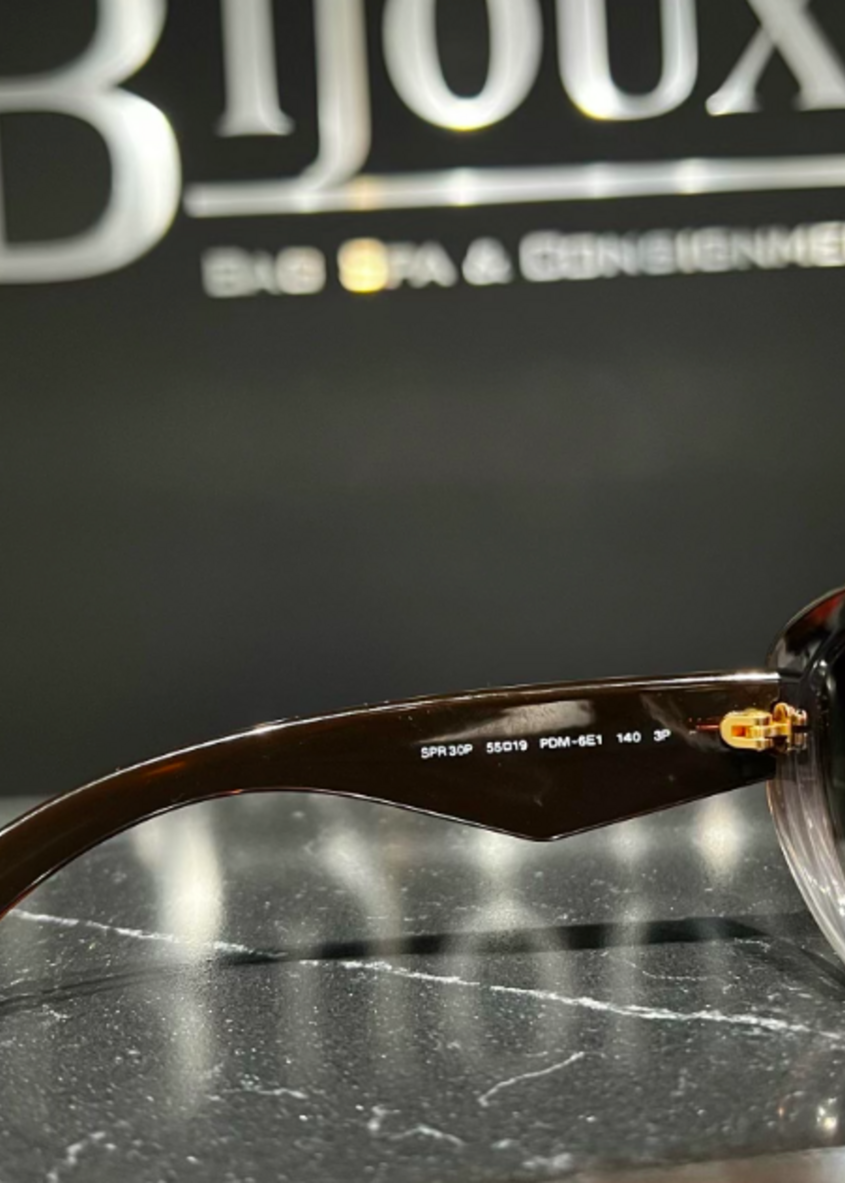 Prada SOLD- Prada SPR 30P Sunglasses ( Brown Ombre)