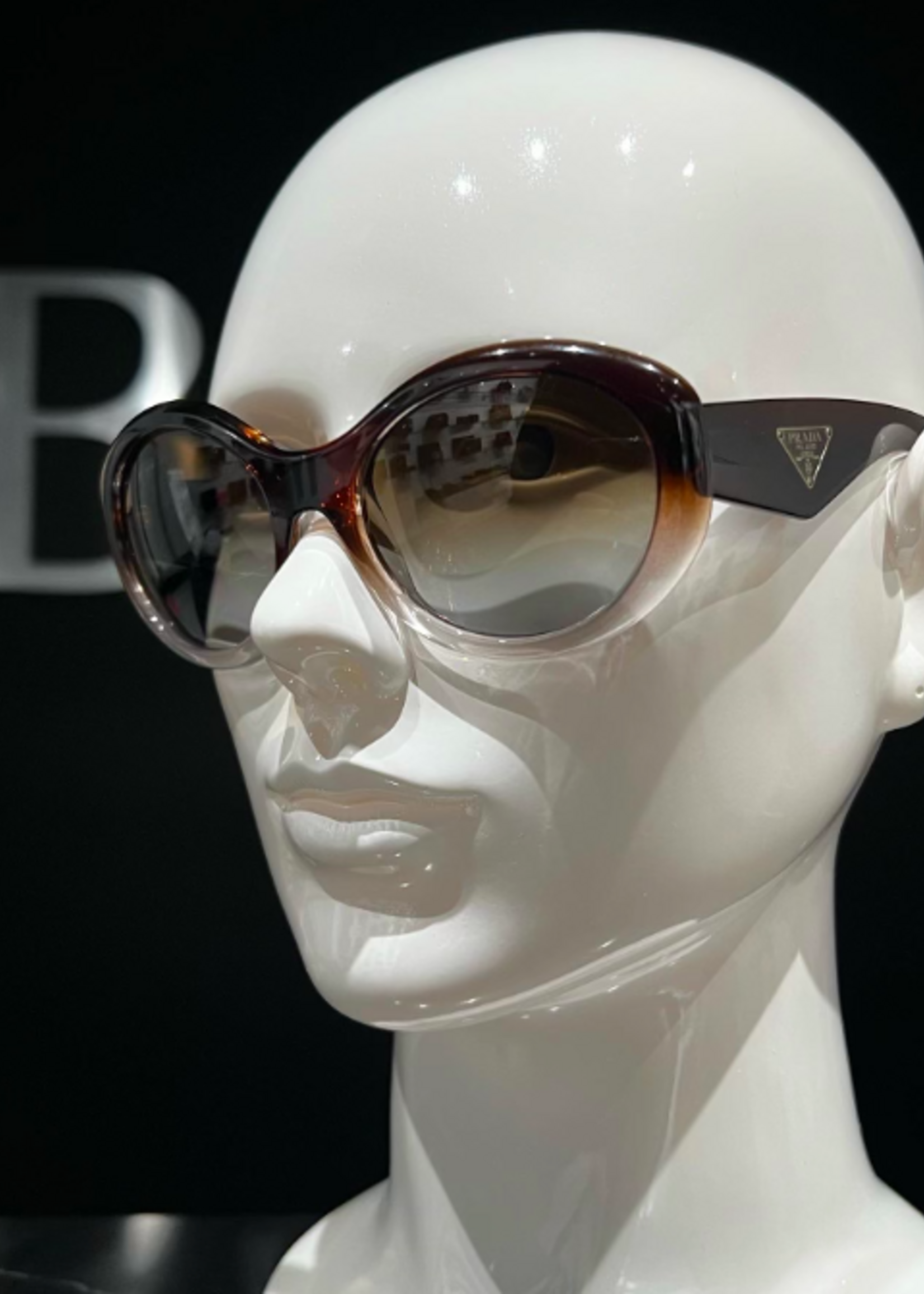 Prada SOLD- Prada SPR 30P Sunglasses ( Brown Ombre)