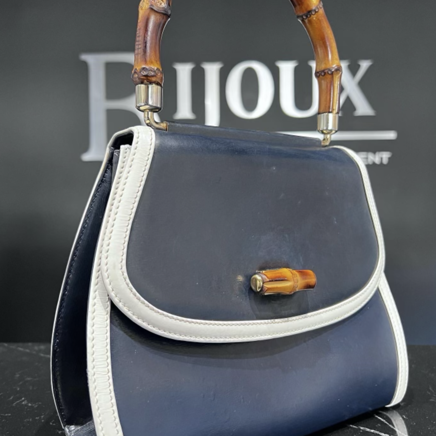 Gucci SOLD - Gucci Bamboo 1947 Satchel