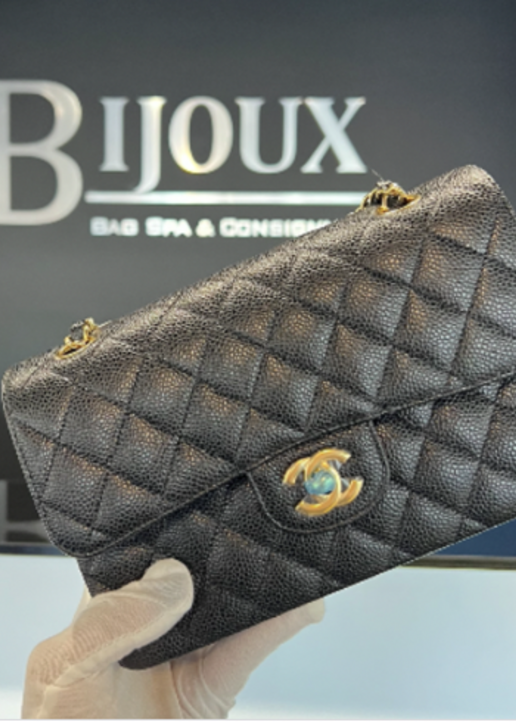 Chanel Chanel Classic Small Caviar Black GHW (BNIB)