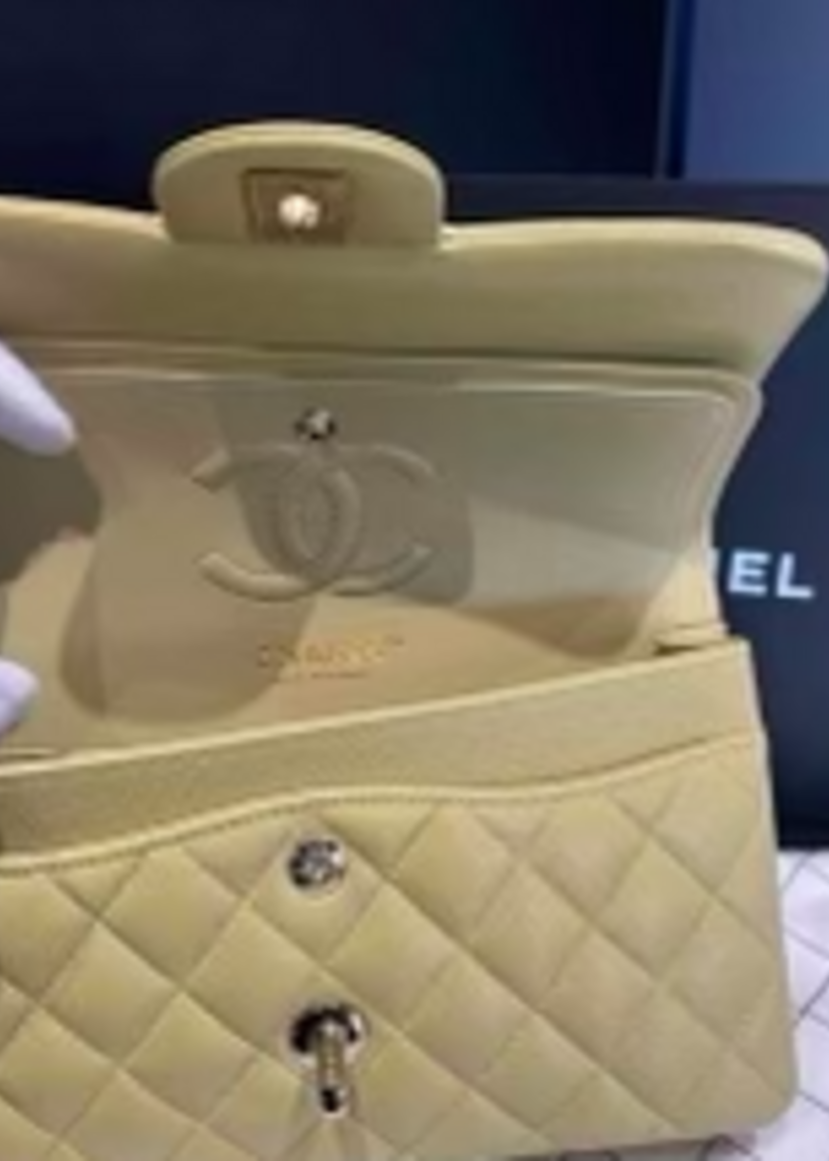 Chanel Chanel Caviar Classic Small Khaki (BNIB)