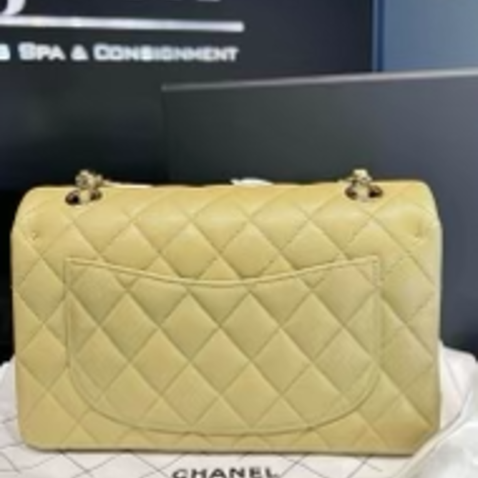 Chanel Chanel Caviar Classic Small Khaki (BNIB)