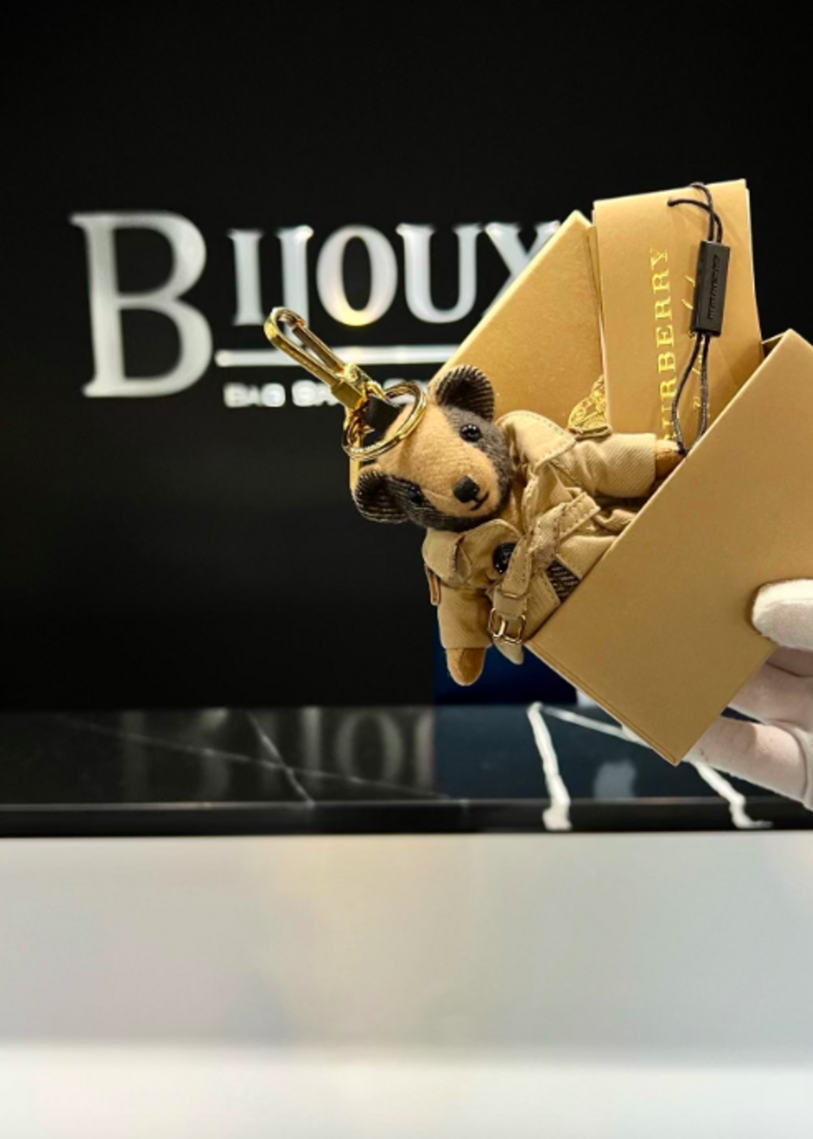 Burberry SOLD - Burberry Thomas Key Chain Charm