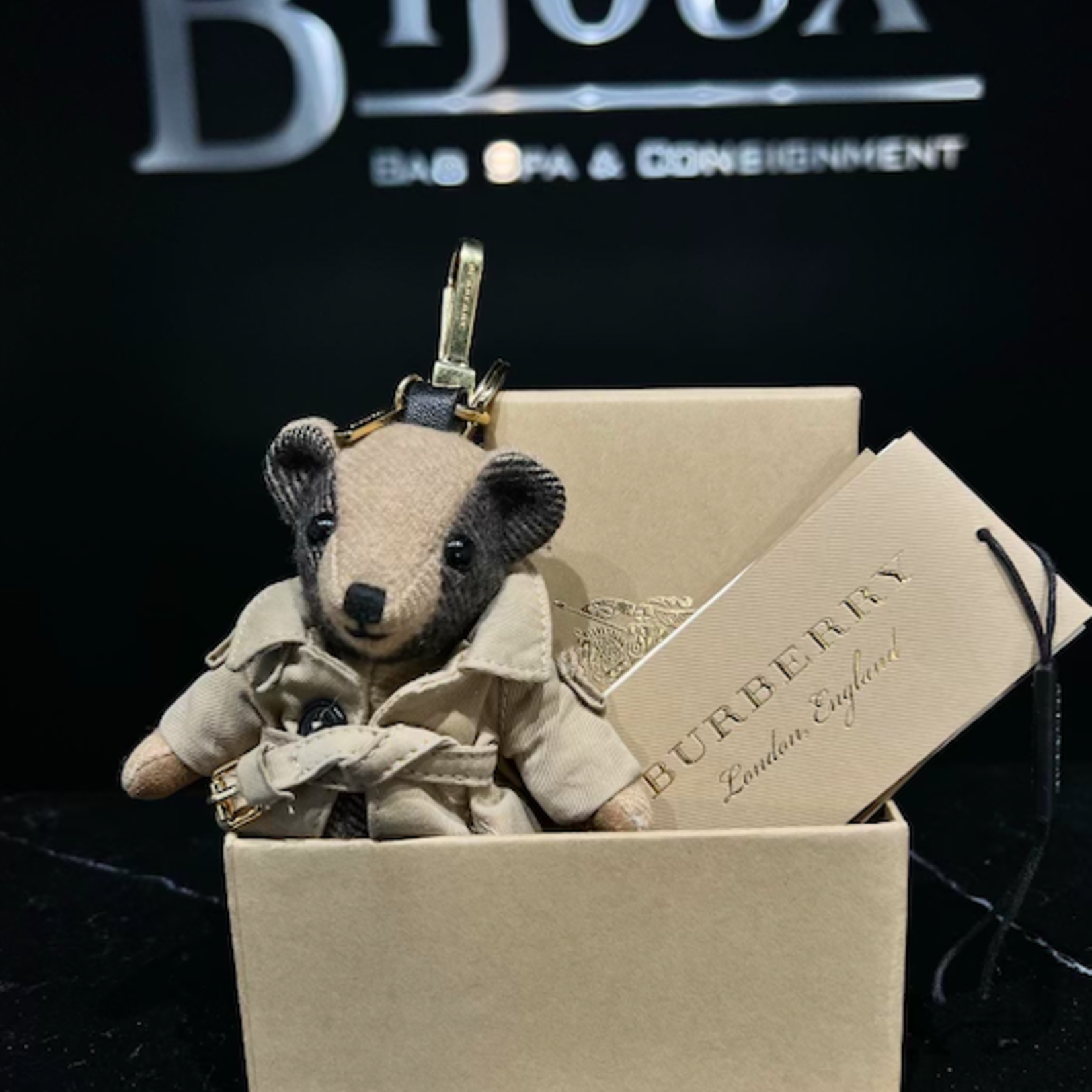 Burberry SOLD - Burberry Thomas Key Chain Charm