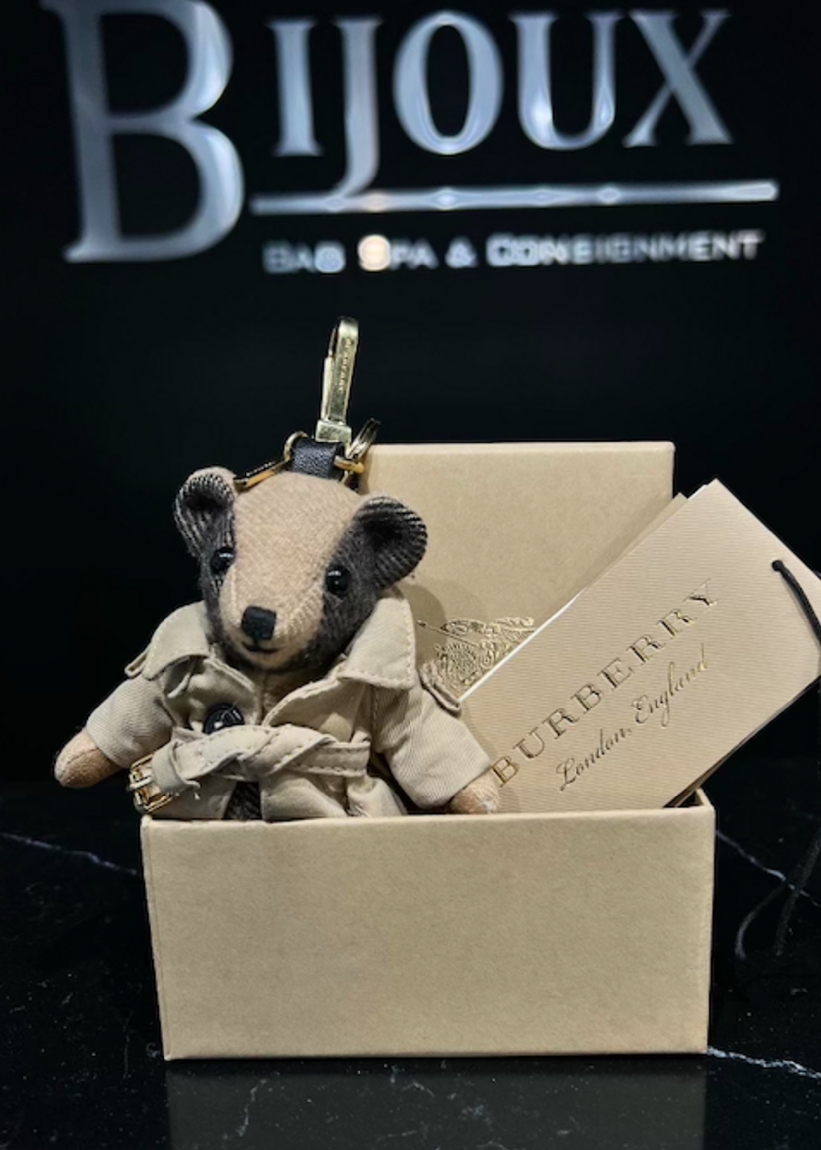 Burberry SOLD - Burberry Thomas Key Chain Charm