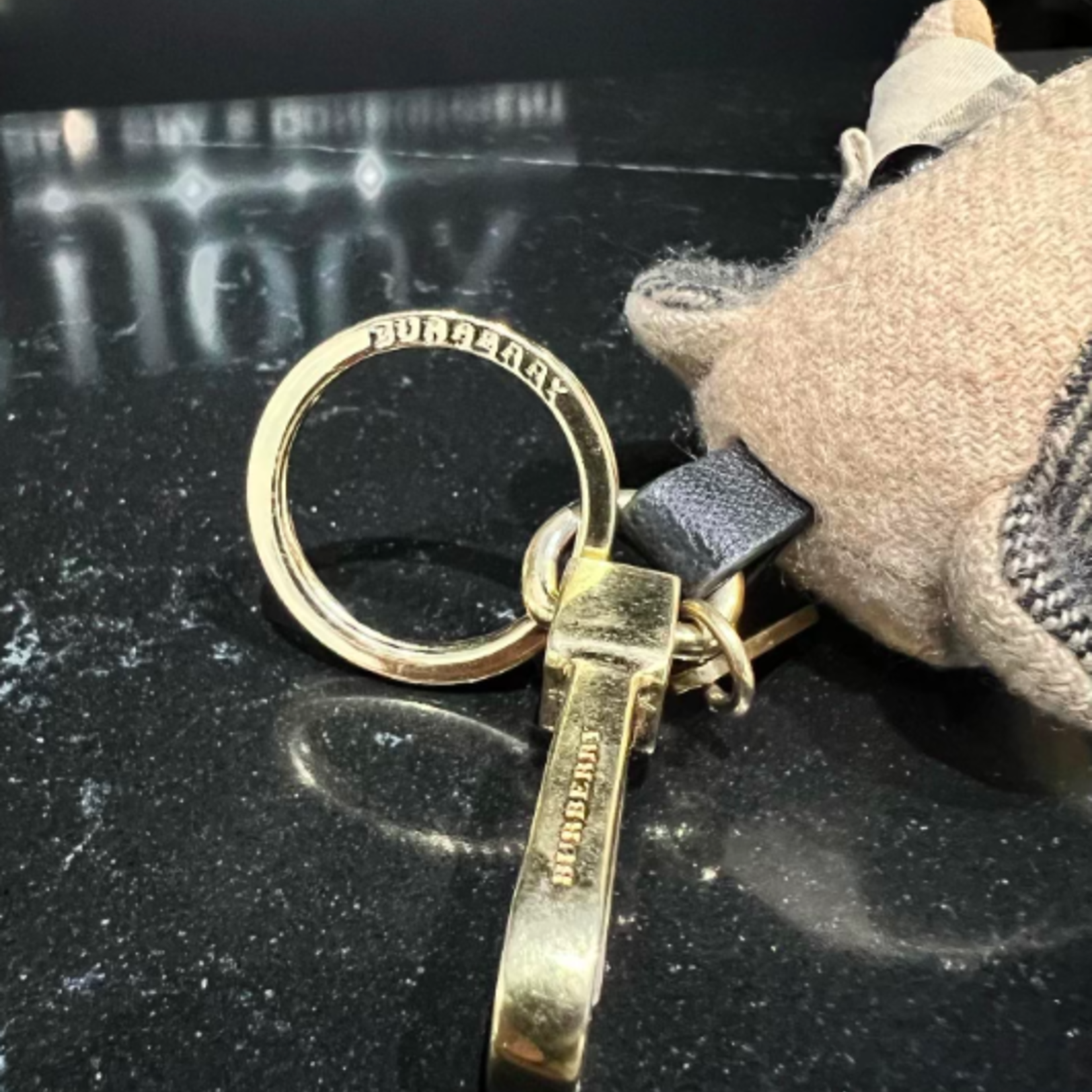 Burberry SOLD - Burberry Thomas Key Chain Charm