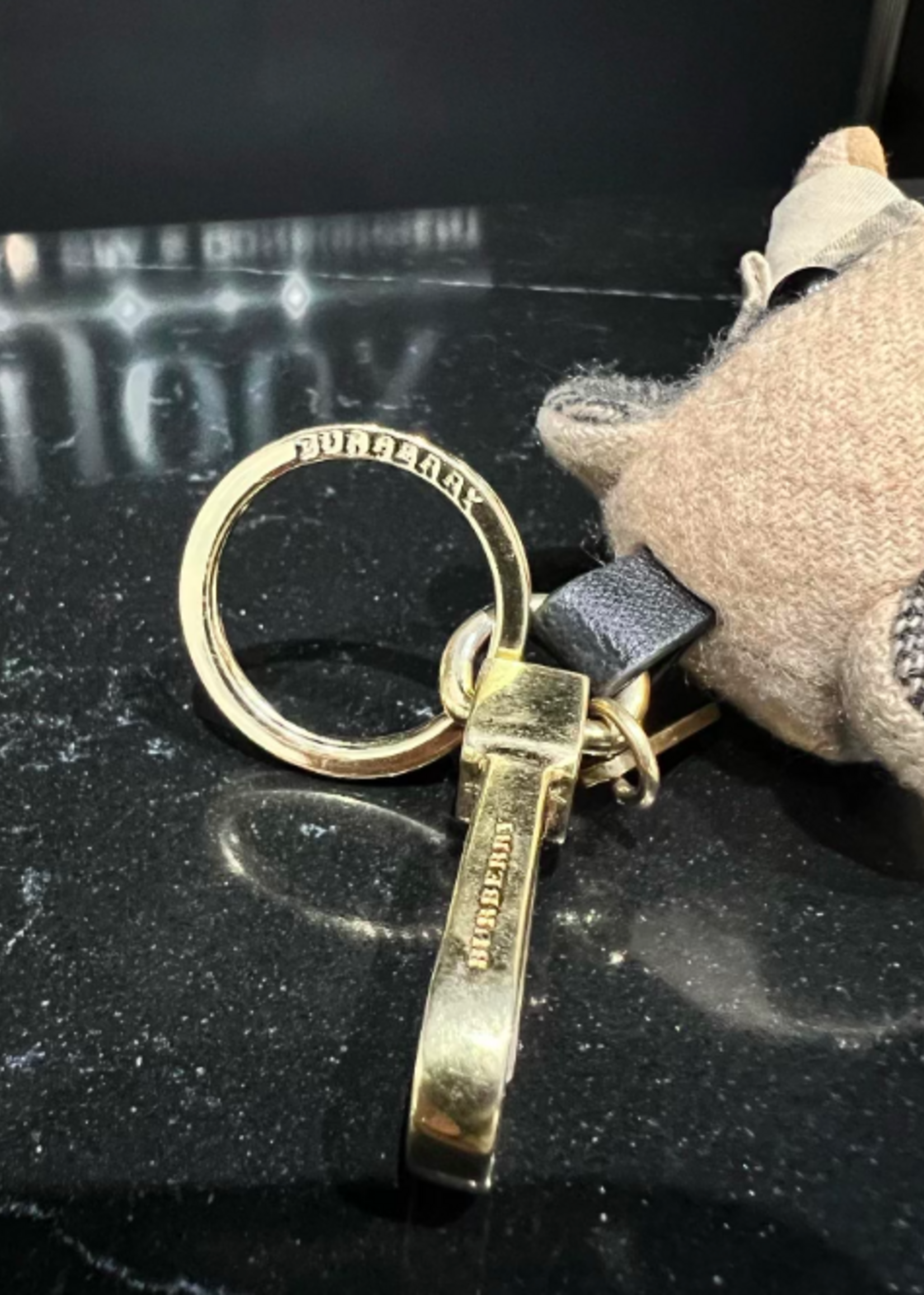 Burberry SOLD - Burberry Thomas Key Chain Charm