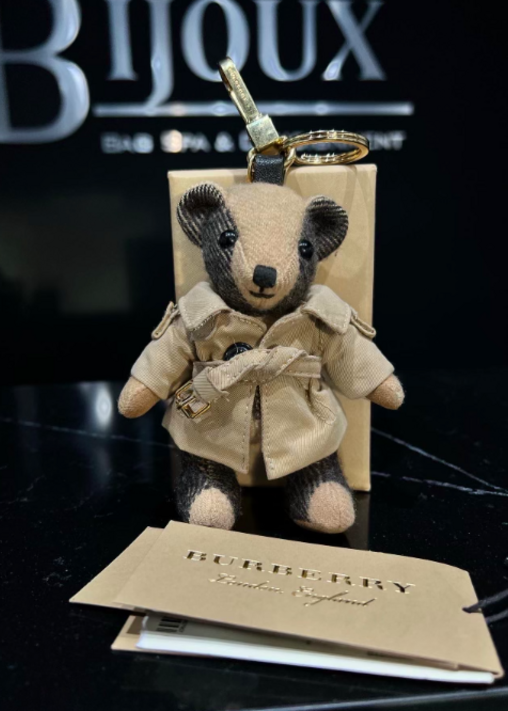 Burberry SOLD - Burberry Thomas Key Chain Charm