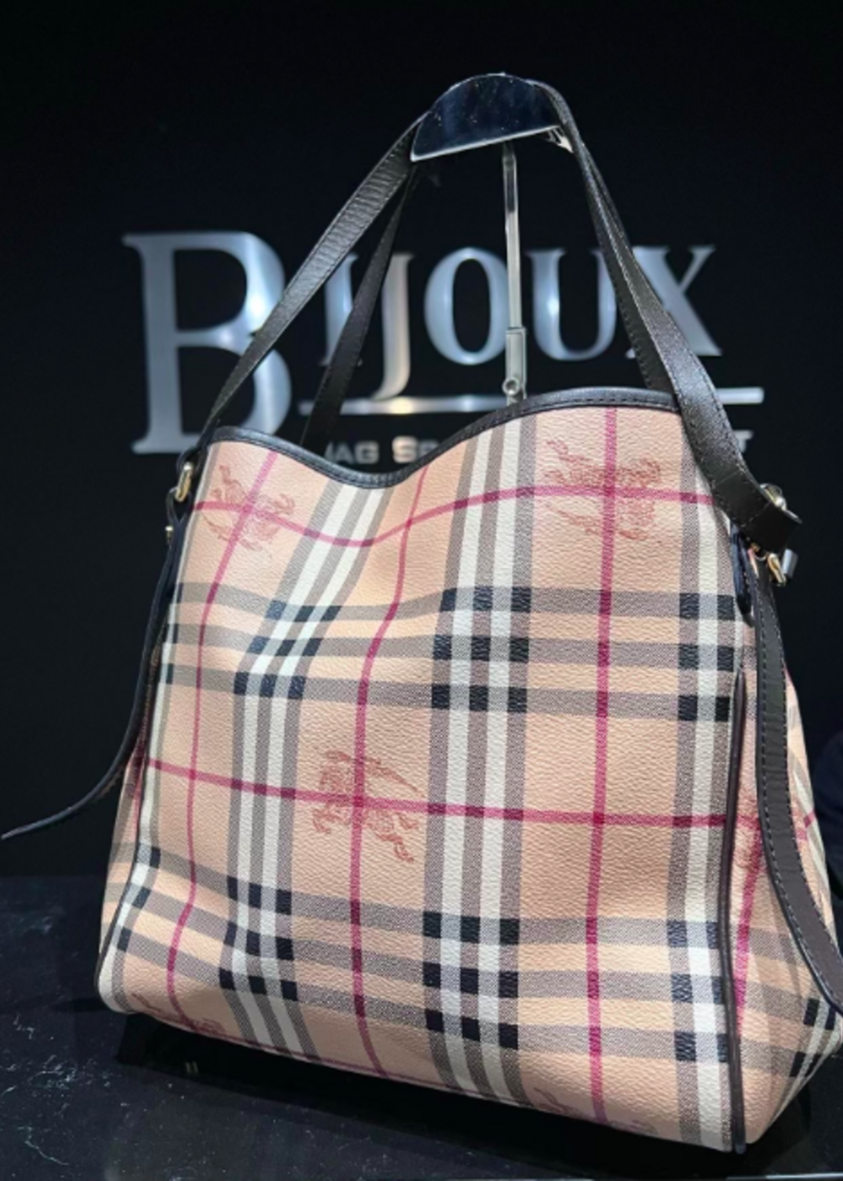 Burberry SOLD - Burberry Haymarket Canterbury Tote