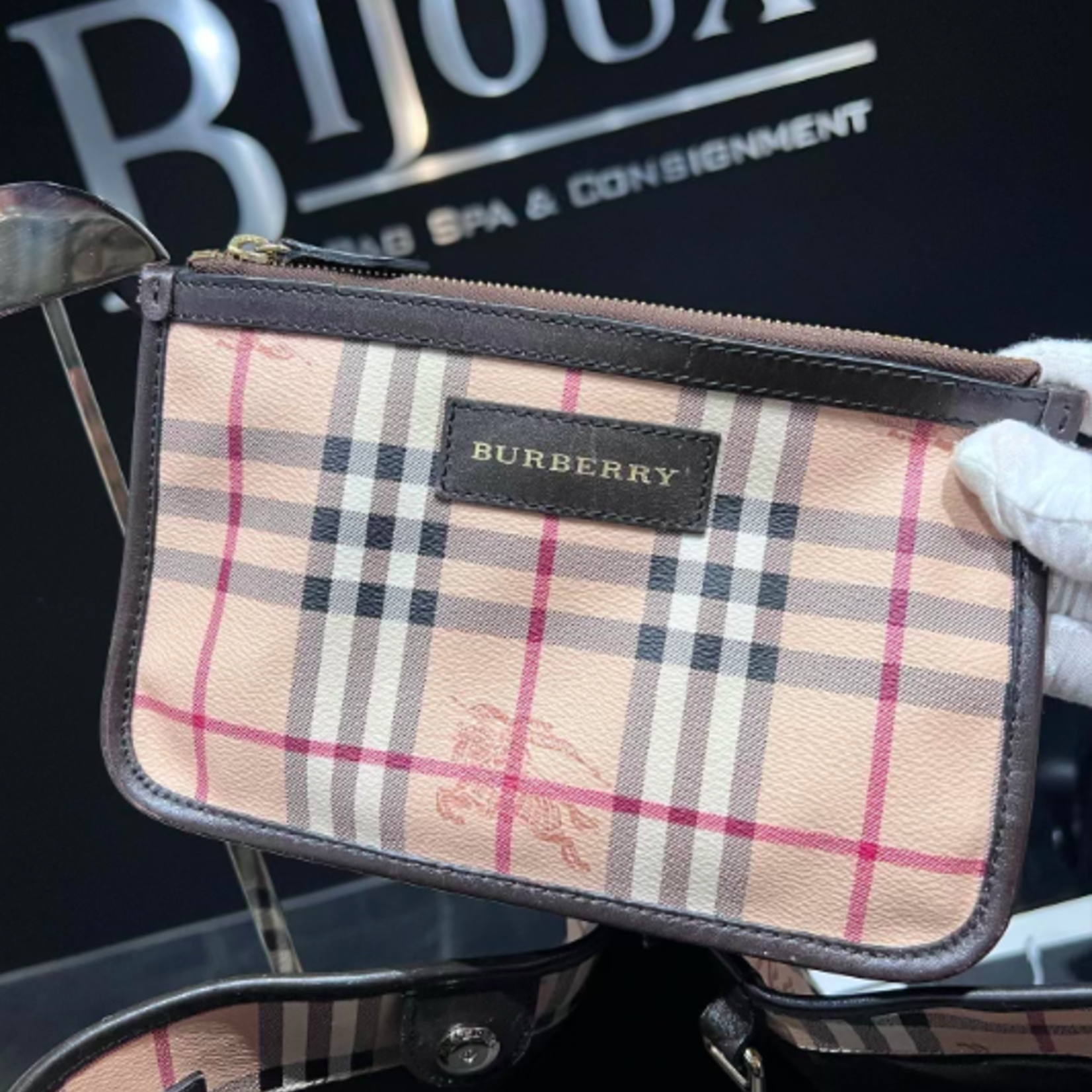 Burberry SOLD - Burberry Haymarket Canterbury Tote