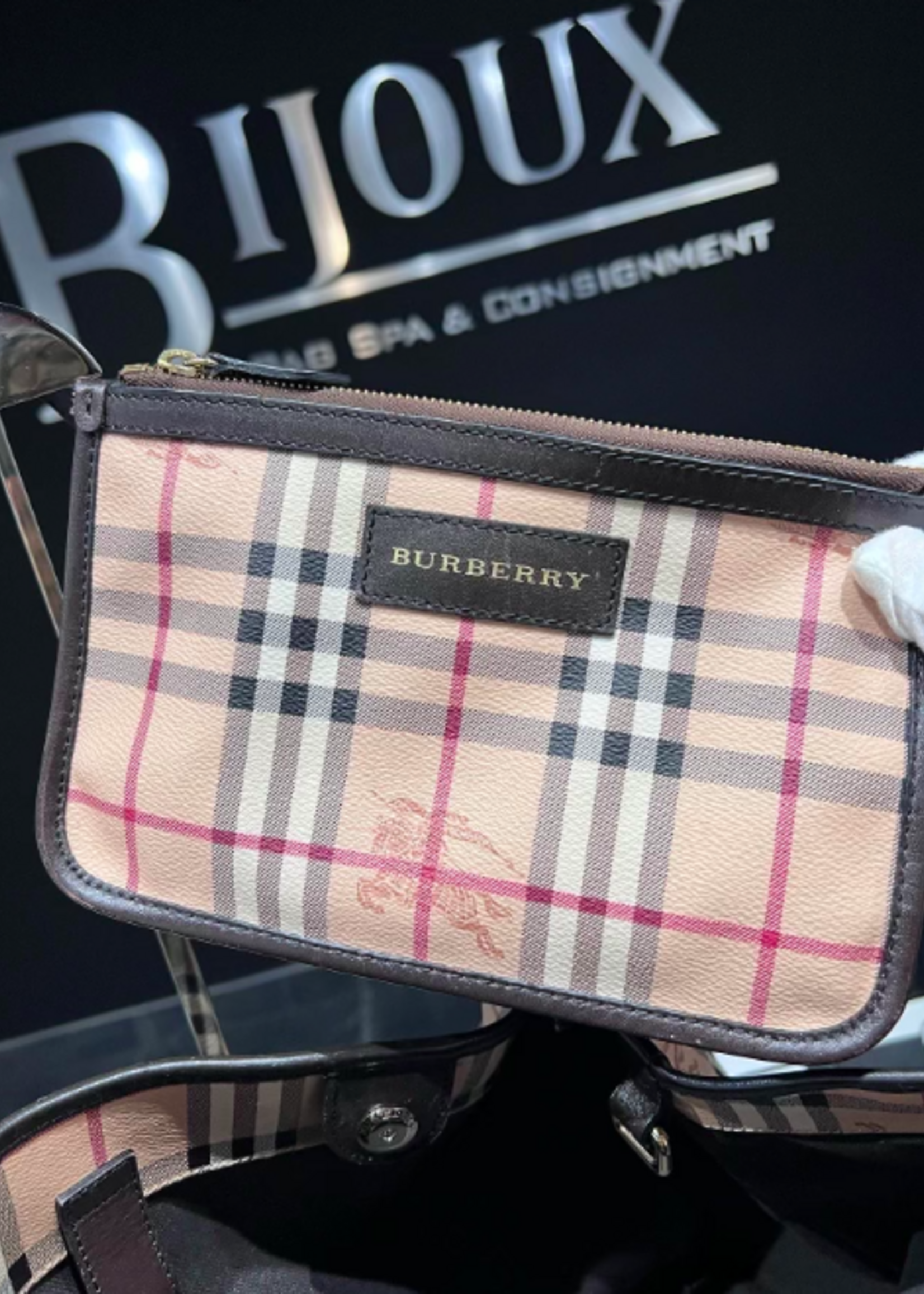 Burberry SOLD - Burberry Haymarket Canterbury Tote