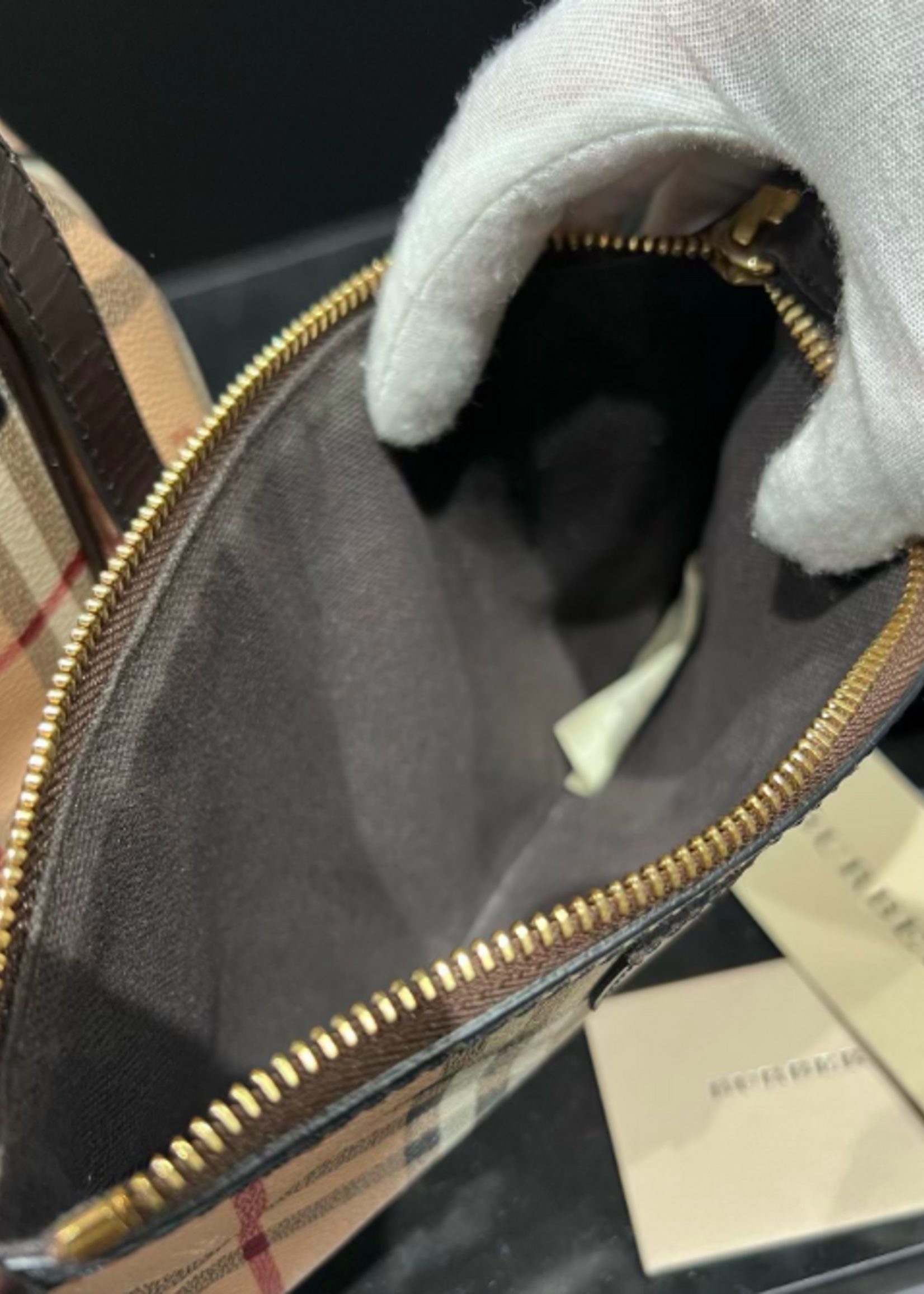 Burberry SOLD - Burberry Haymarket Canterbury Tote