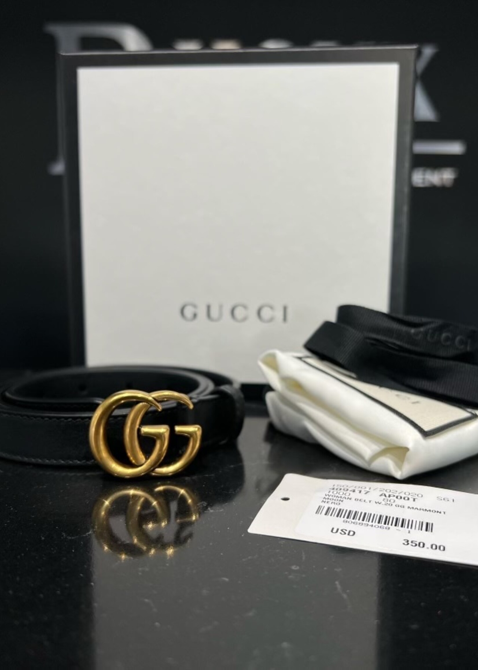 Gucci SOLD - Gucci Marmont 80 Belt