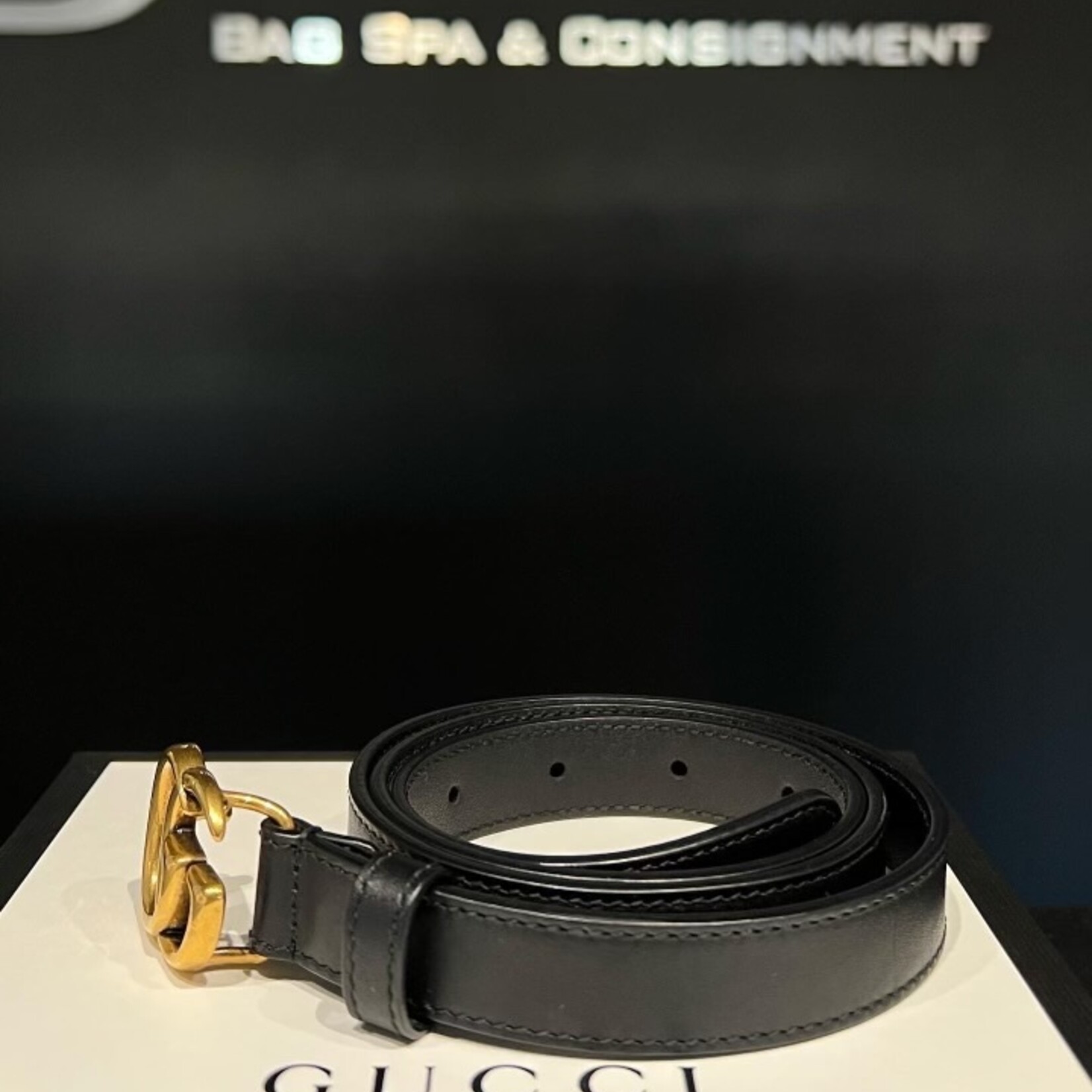 Gucci SOLD - Gucci Marmont 80 Belt