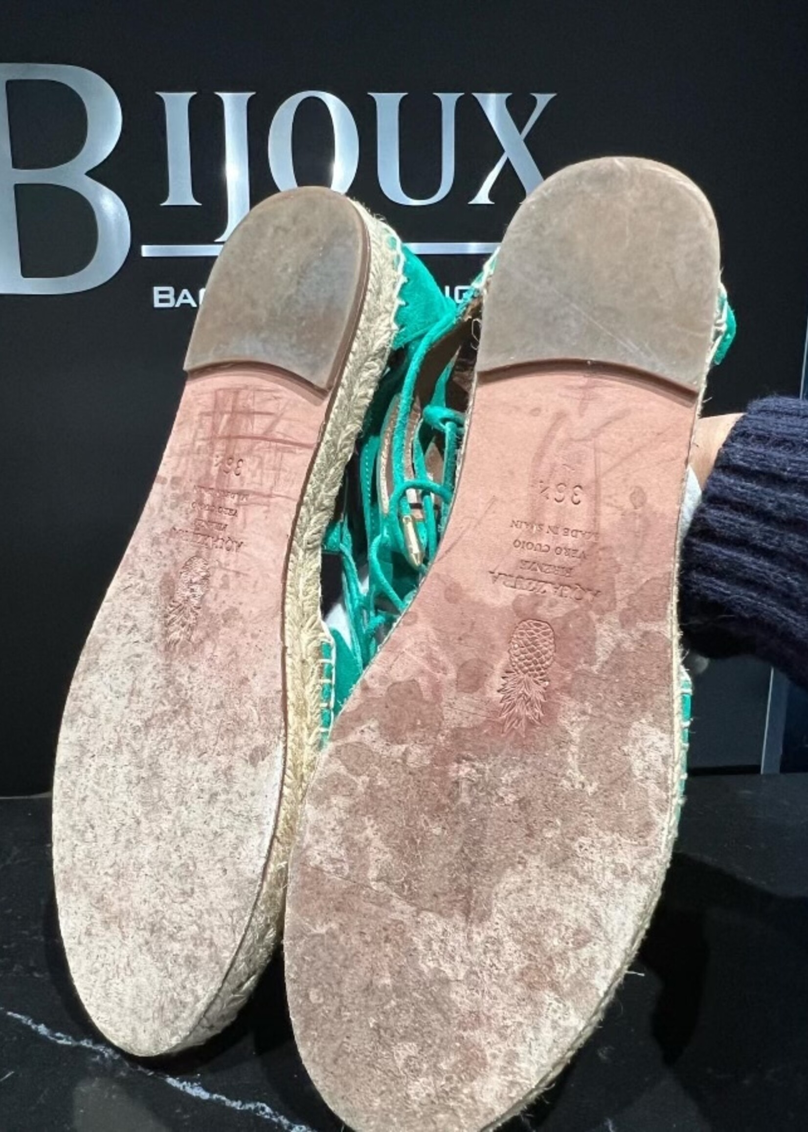 Aquazzura SOLD - Aquazzura Belgravia Flat Espradilles- 36.5